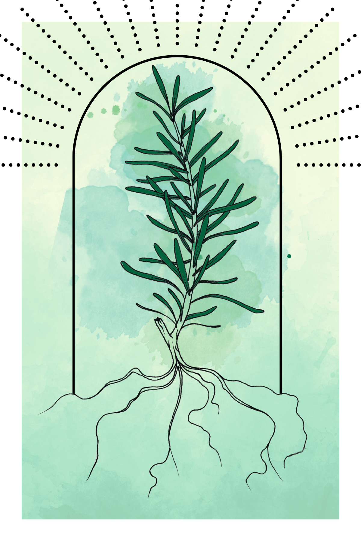 somewhere deep inside you, life is rumbling past. (4 x 6 in) (6).png