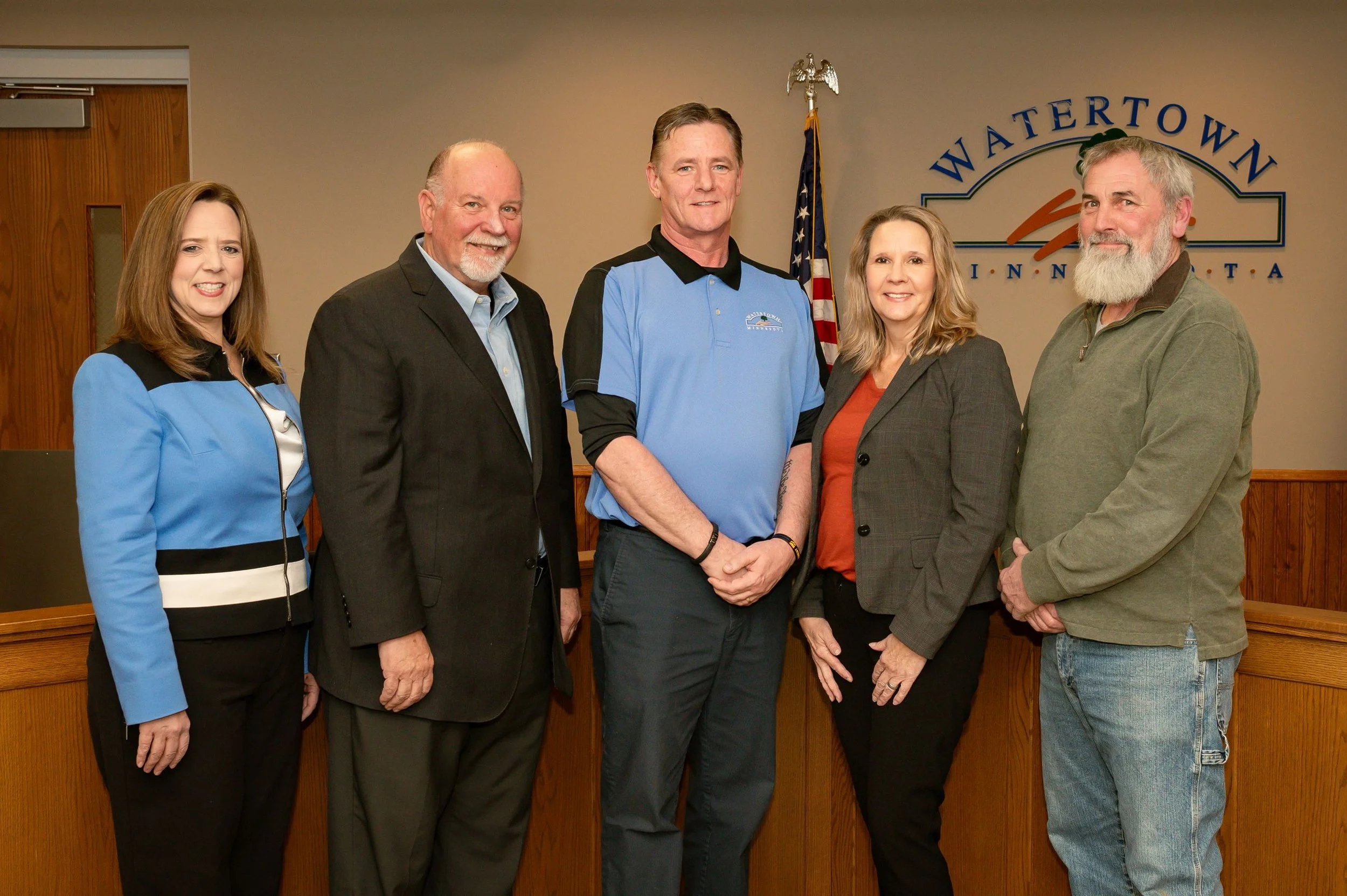 Deborah Everson, the mayor and her fellow council members.