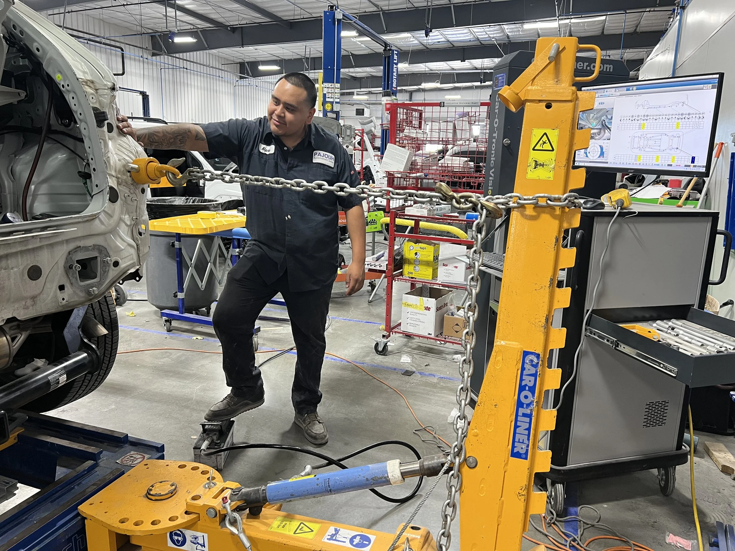 Damaged vehicle after a collision — Pajouh Collision helps Chico drivers navigate repairs and insurance claims