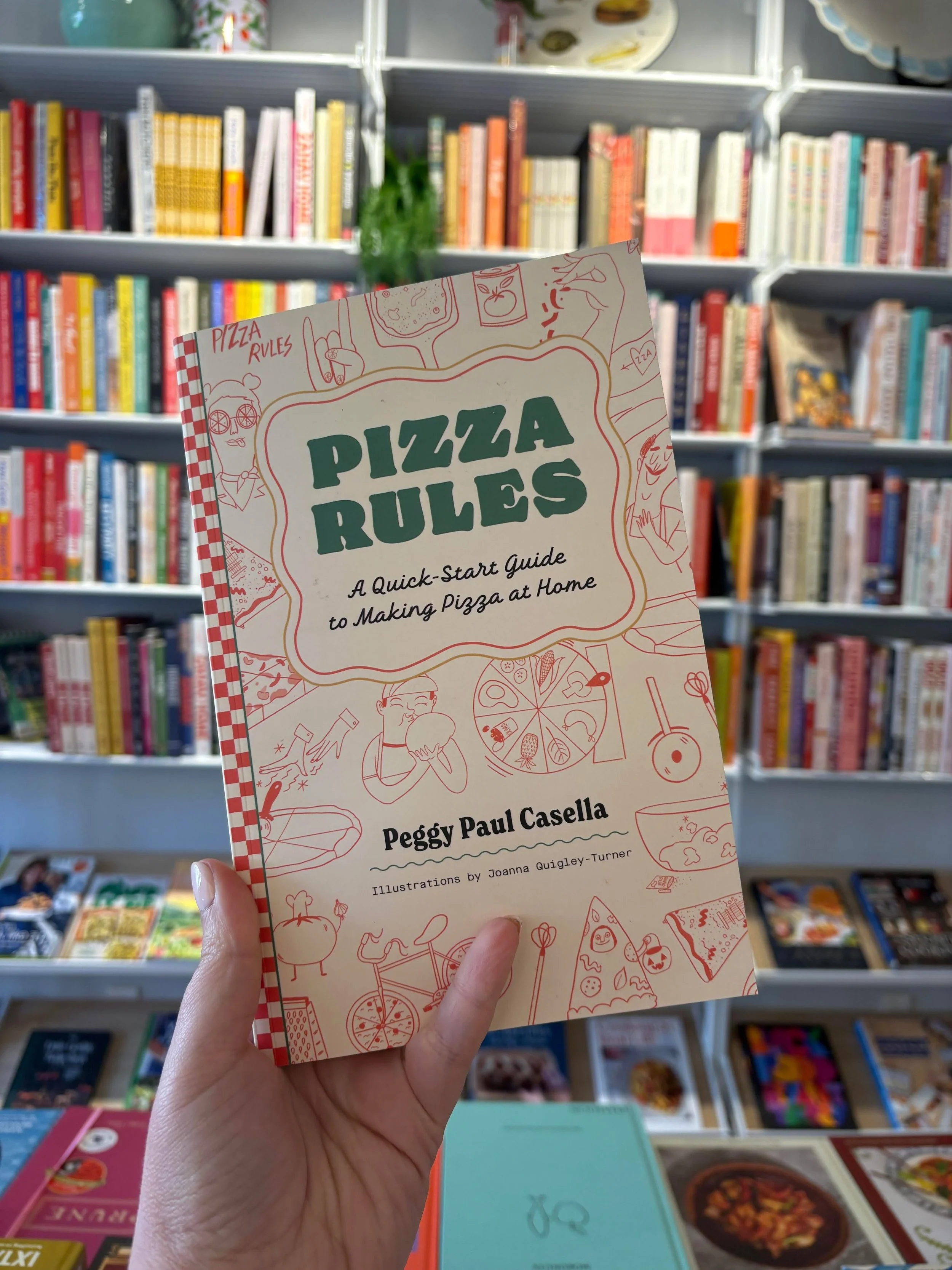 🍕 LOCAL AUTHOR DEMO ALERT! 🍕 

The great @peggypaulcasella [OG friend of the shop, cookbook author times many, pizza expert] is coming back to Binding Agents on 5/12, this time for a PIZZA DOUGH DEMO. If you think making pizza at home is complicate
