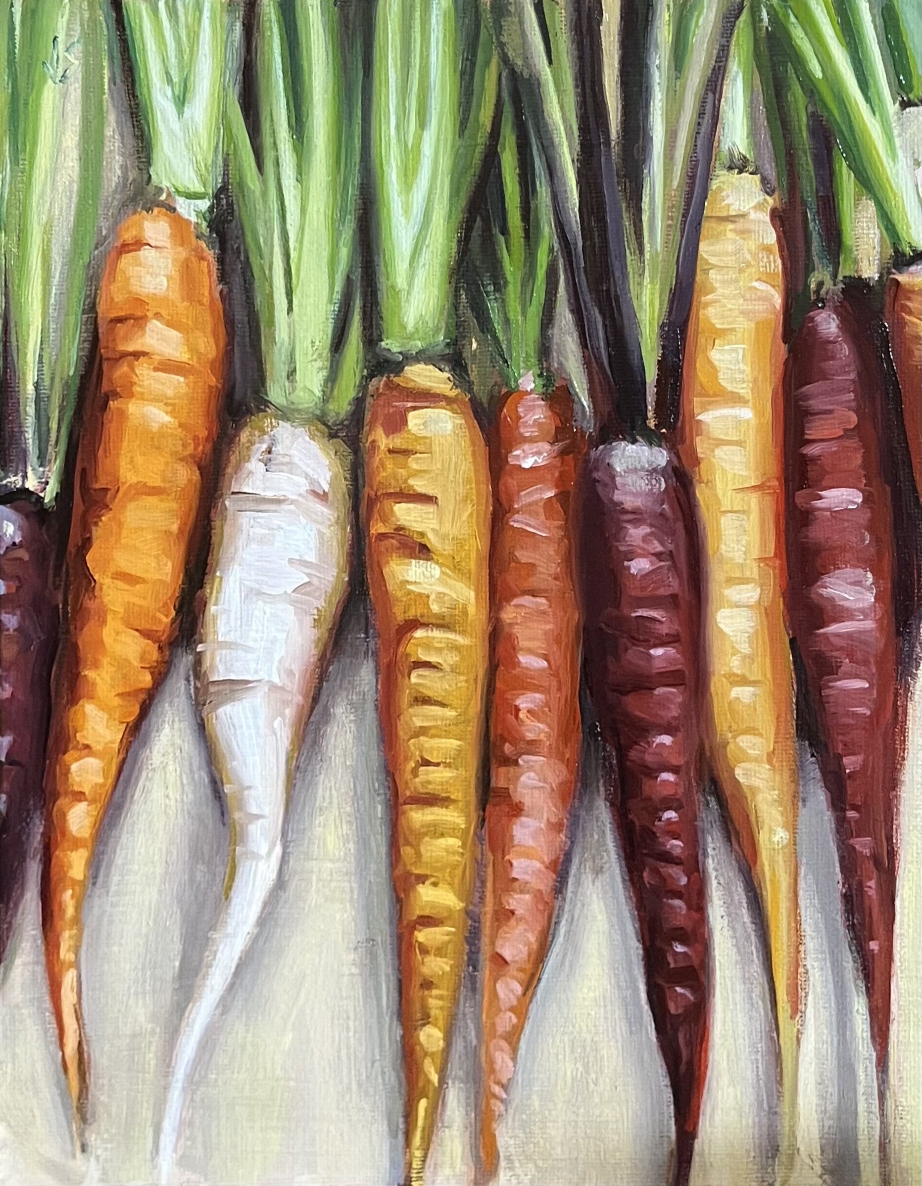 Carrot Harvest, 8"x10"