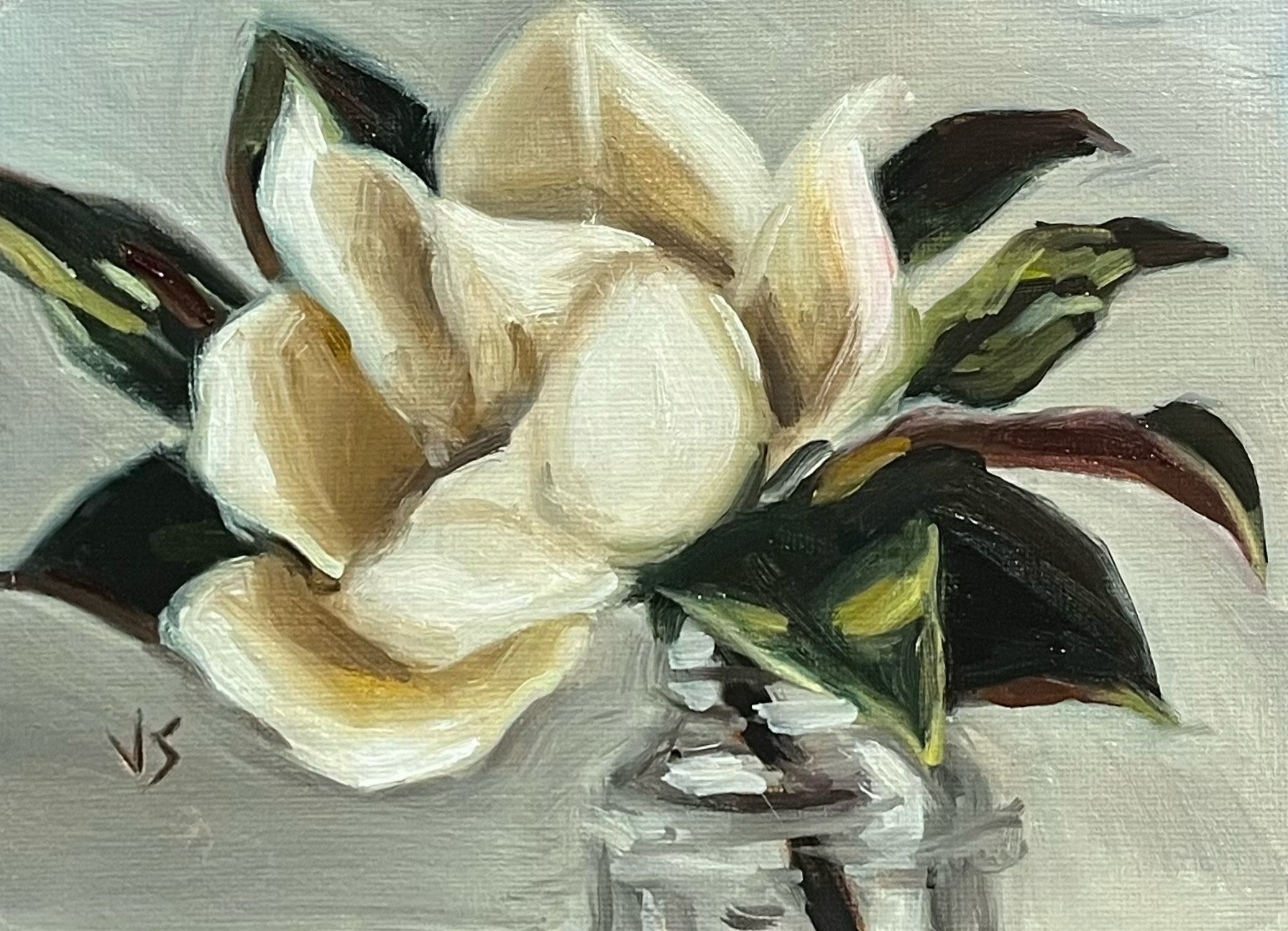 Magnolia (5"x7") - finished on November 10, 2024