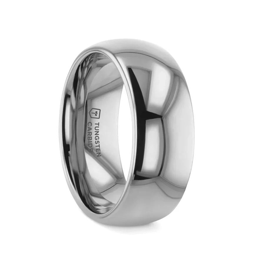 "Dominus" Domed Tungsten Carbide Ring