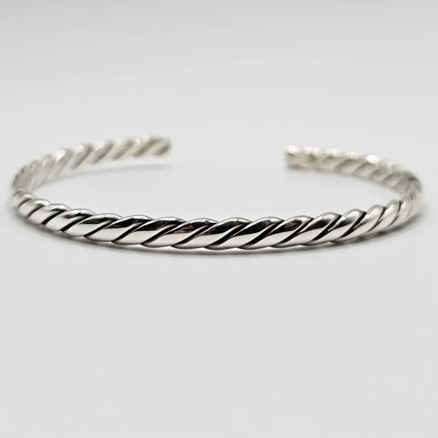 Sterling Silver Open Bracelet