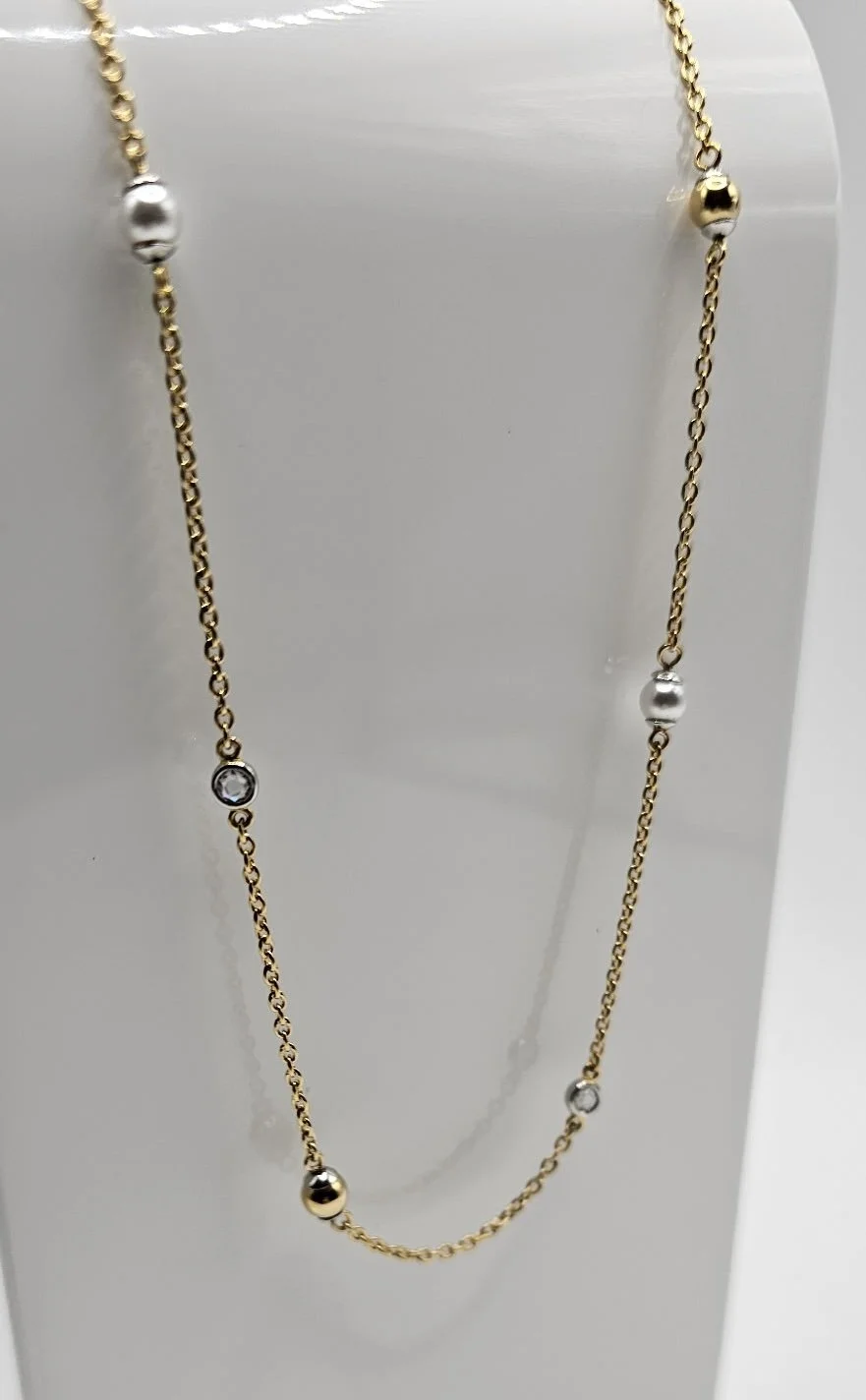 Gold Plated Sterling Silver Stacker Chain