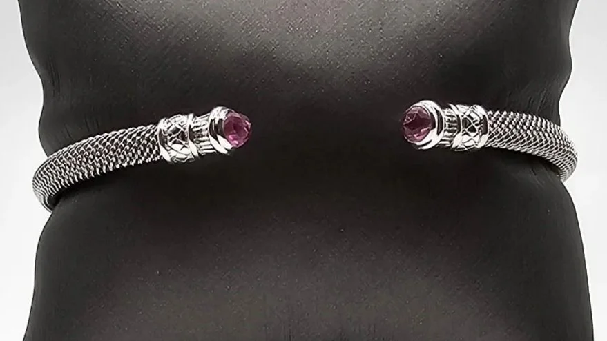 Sterling Silver Open Cuff Bracelet