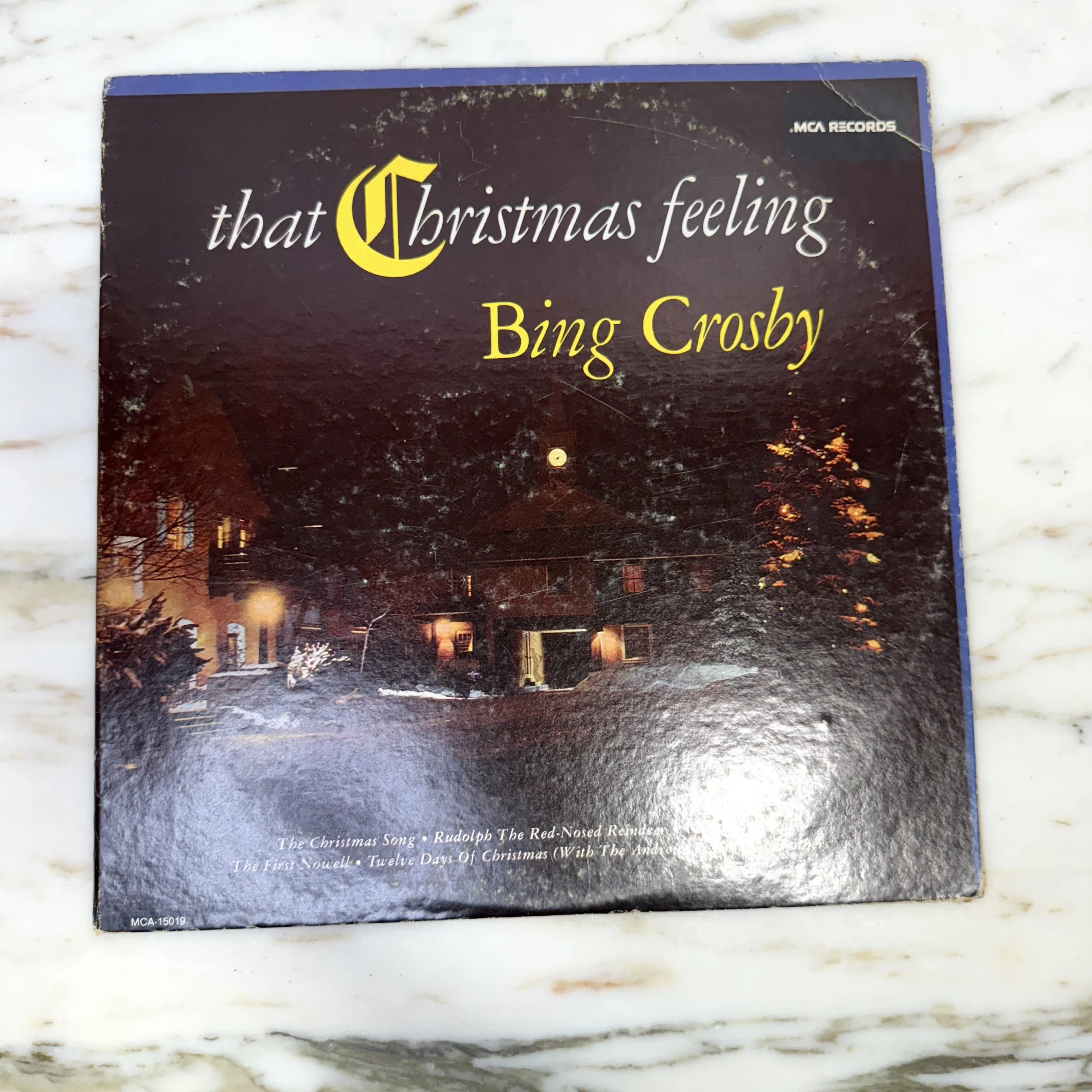 Vintage Bing Crosby “That Christmas Feeling” Vinyl LP