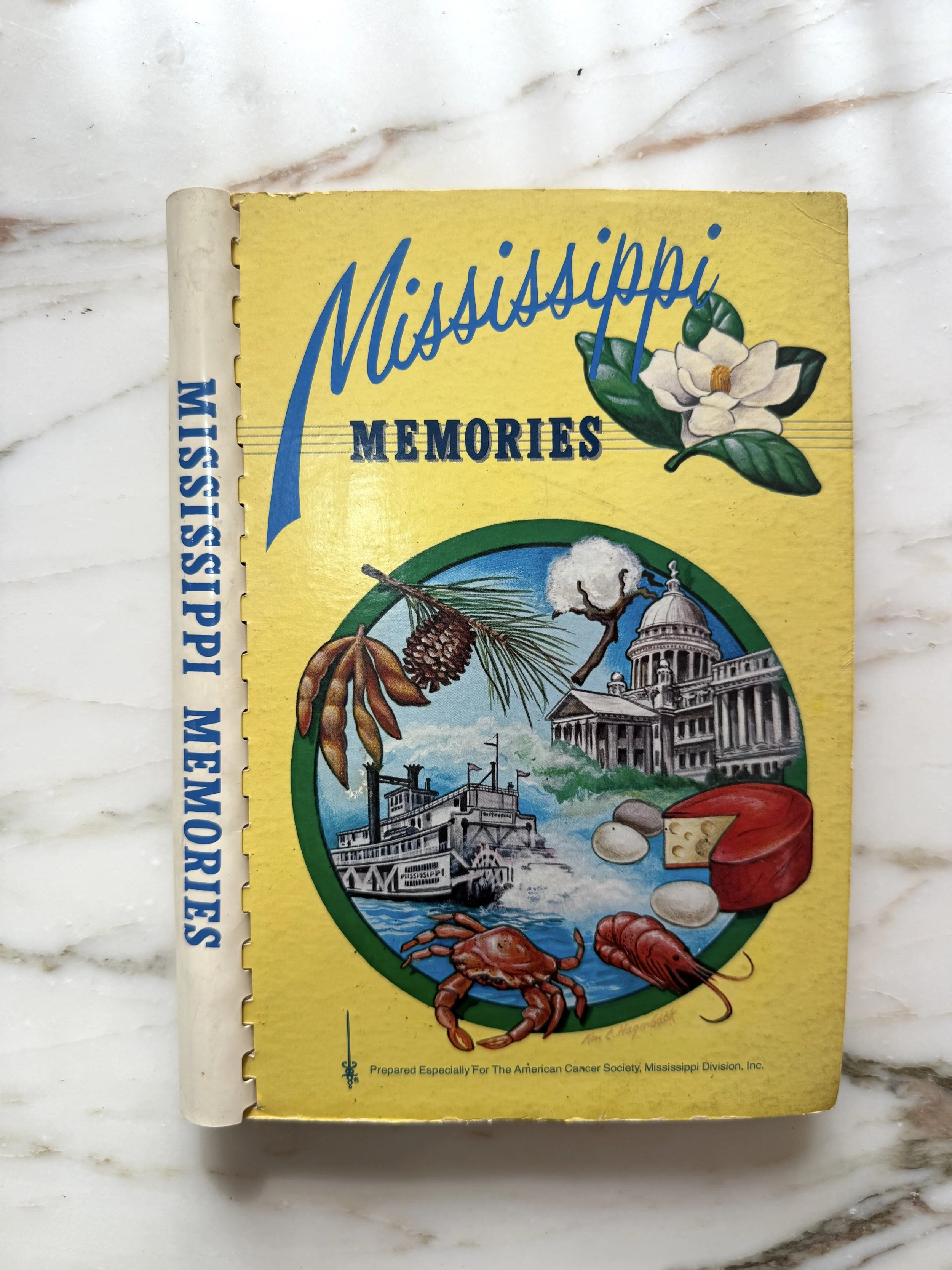 1981 Vintage Mississippi Memories Cookbook Southern Community Recipes