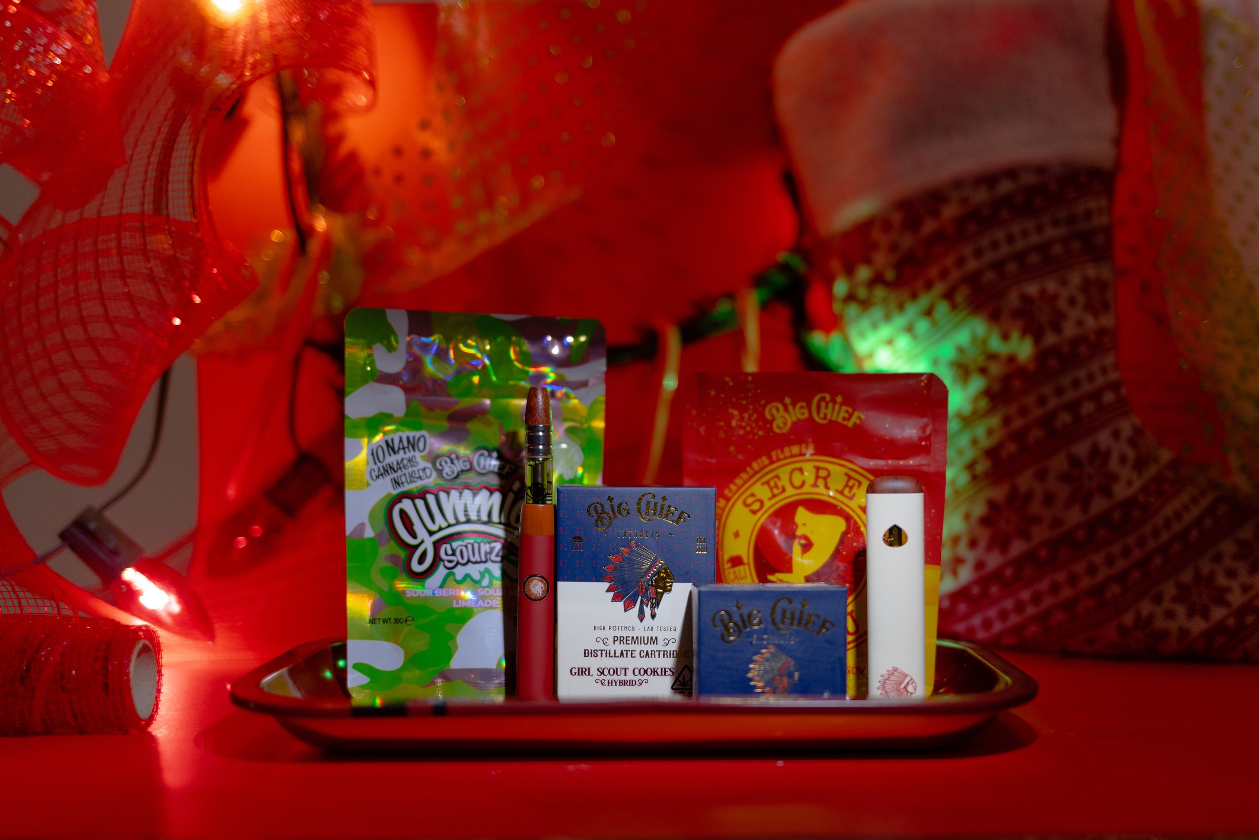 Shot By CC Big Chief Christmas Platter