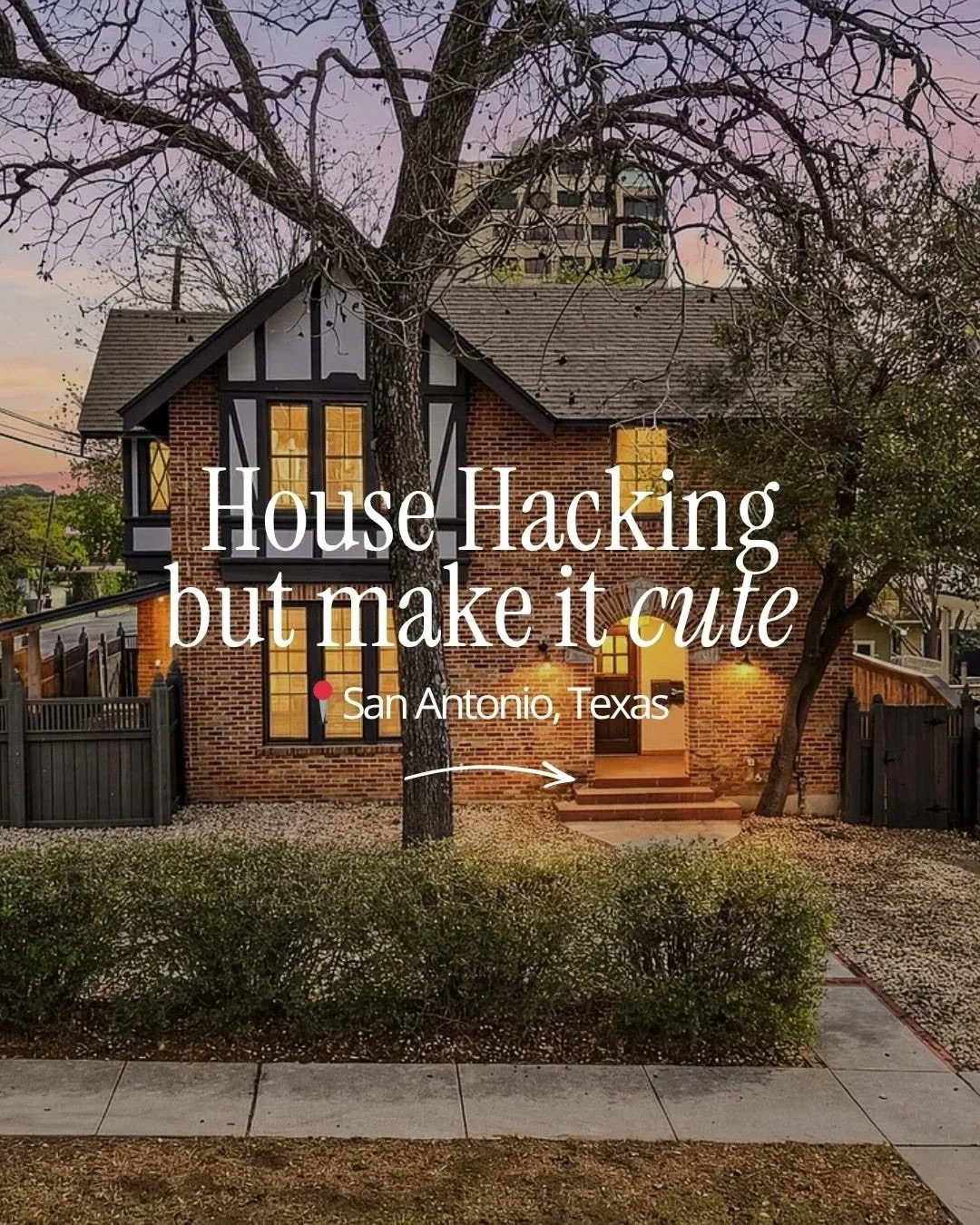 It&rsquo;s giving smart, not struggling. 

House hacking &mdash; Letting someone else help pay your mortgage while you build equity as an investor while still only having to put 0-5% down for a primary residence. 

If you&rsquo;ve been waiting for a 