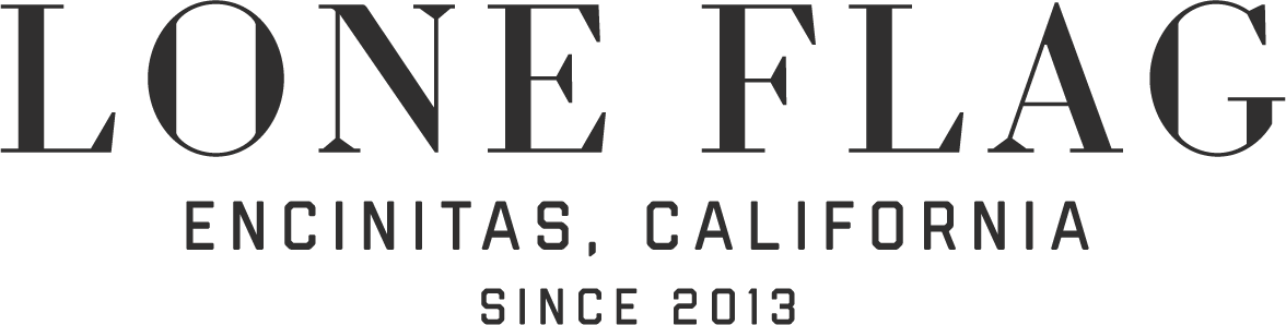 Logo for Long Flag, Encinitas, California, established in 2013.