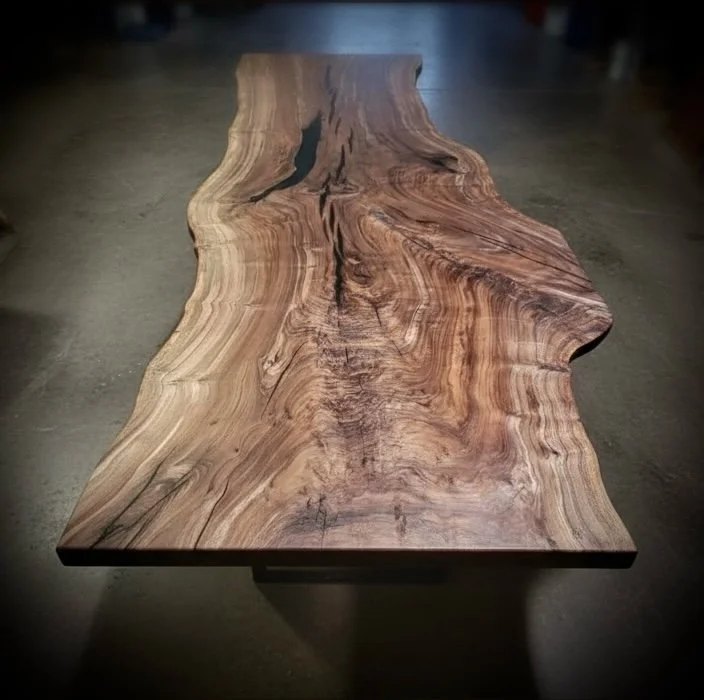 xl walnut live edge slabs bay area conference table live edge dining table 