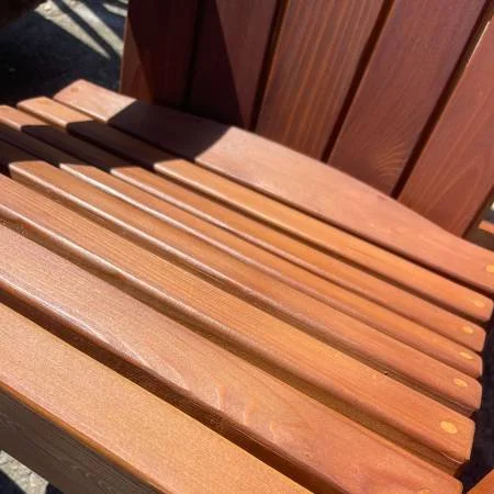 Redwood Adirondack chairs locally made outdoor furniture patio  sonoma county russian river santa rosa petaluma bodega bay cazadero handcrafted