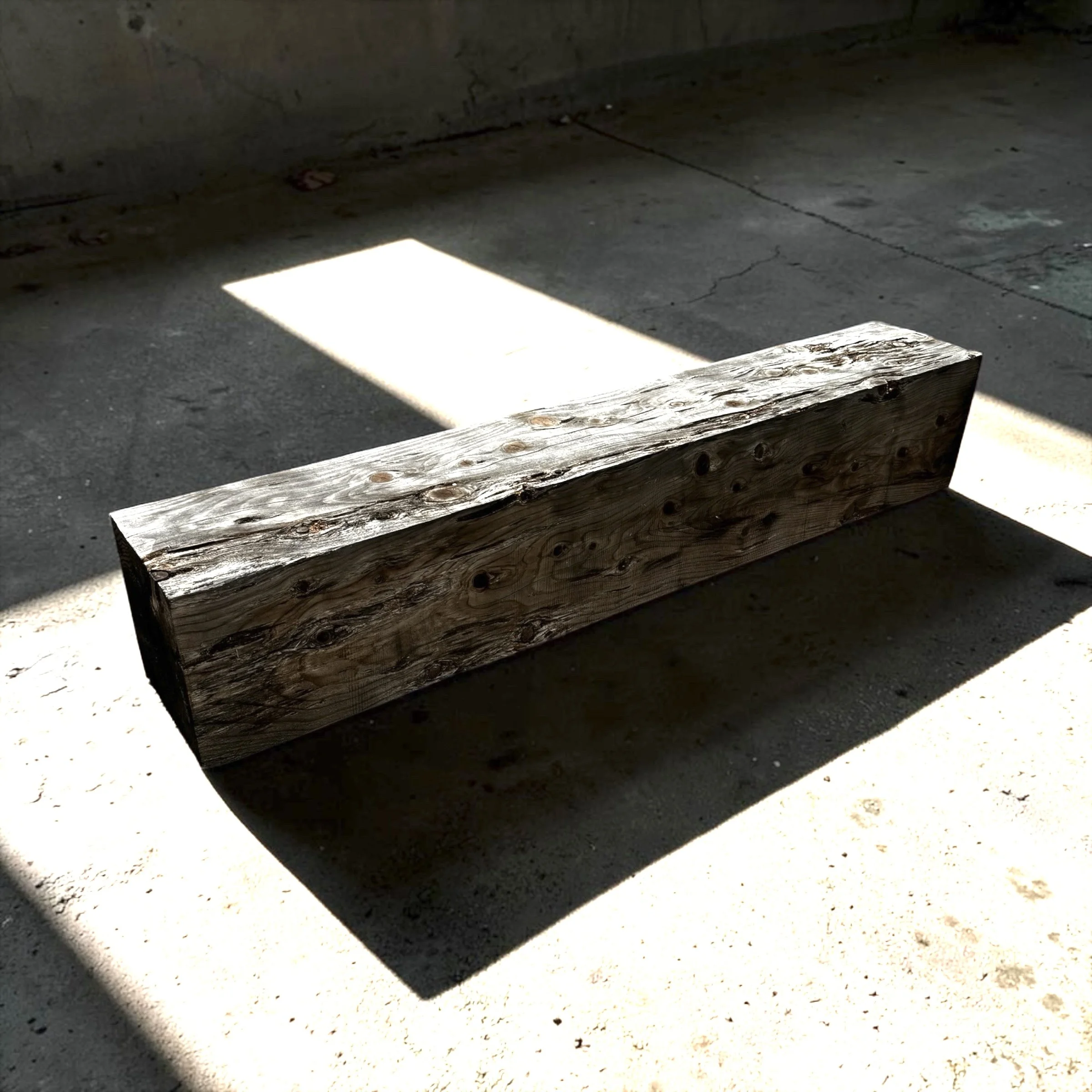 outdoor rustic redwood bench sonoma county landscape design block timber bench
