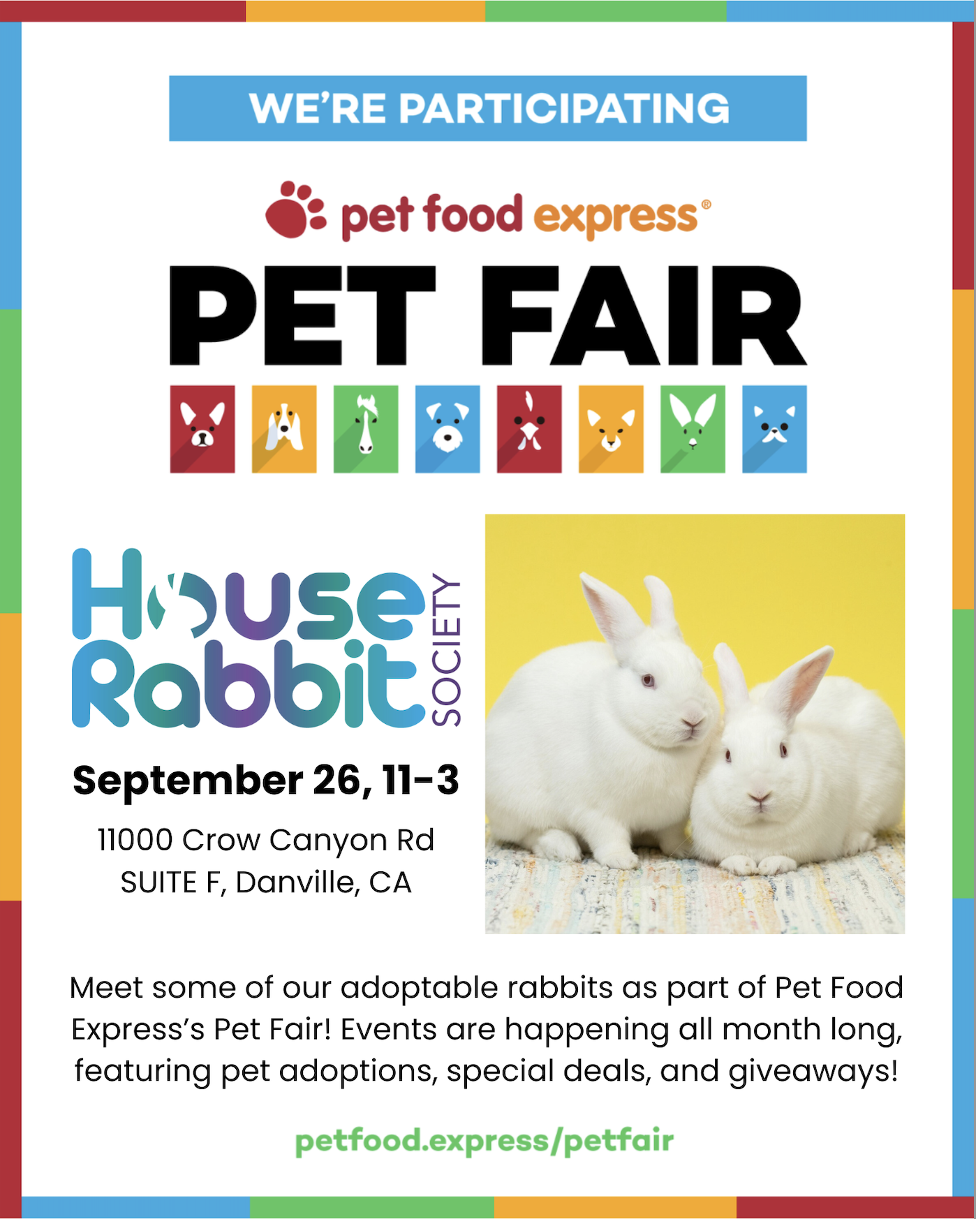 Adoption Event with Pet Food Express