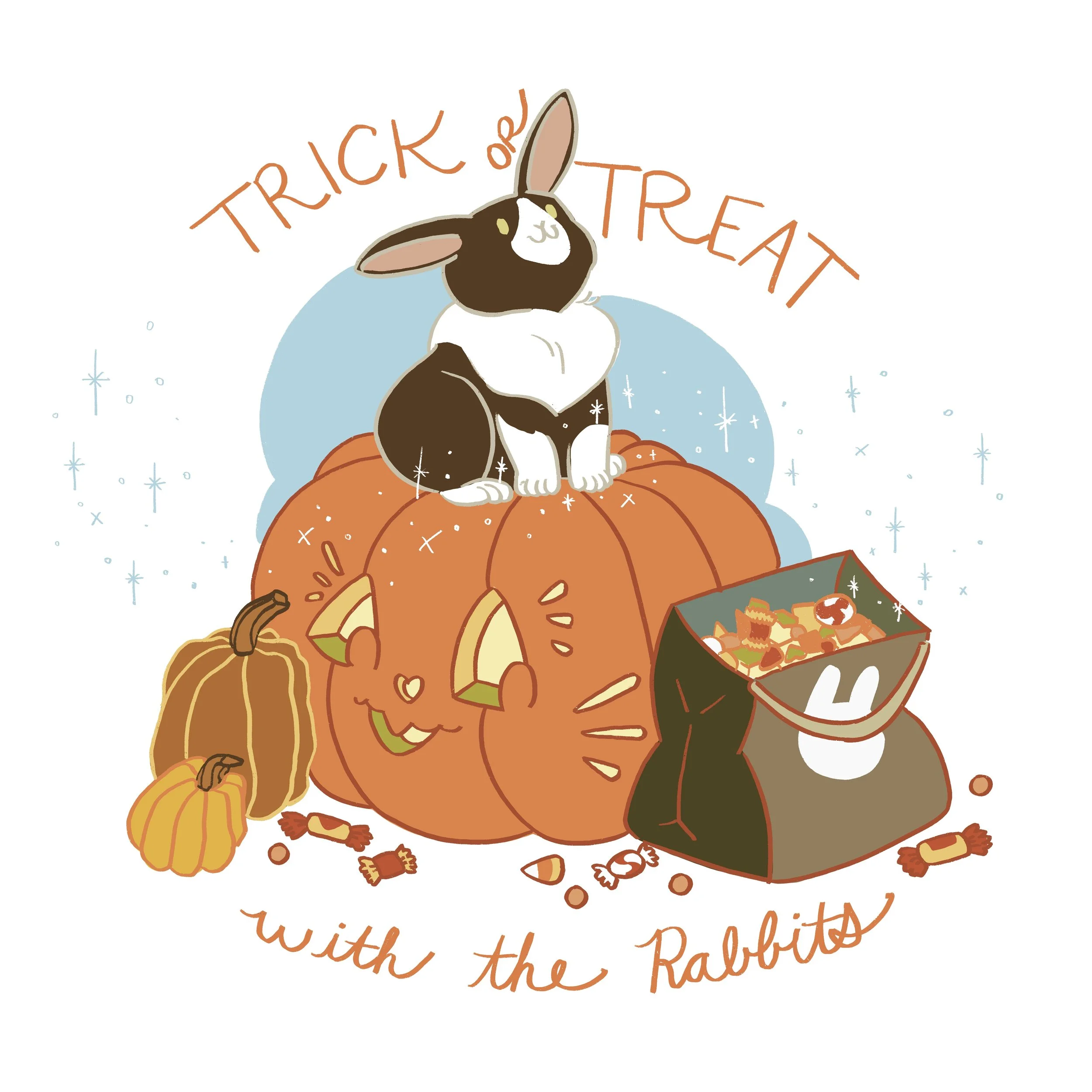 Trick or Treat With the Rabbits 
