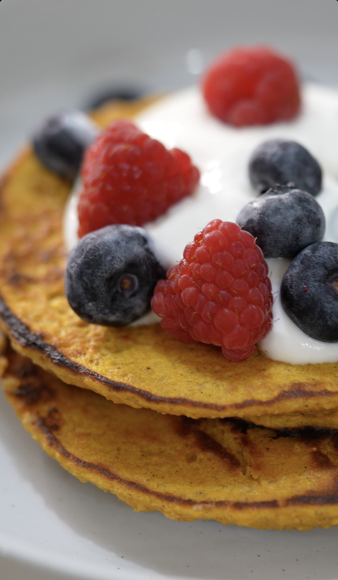 Sweet Potato protein pancakes