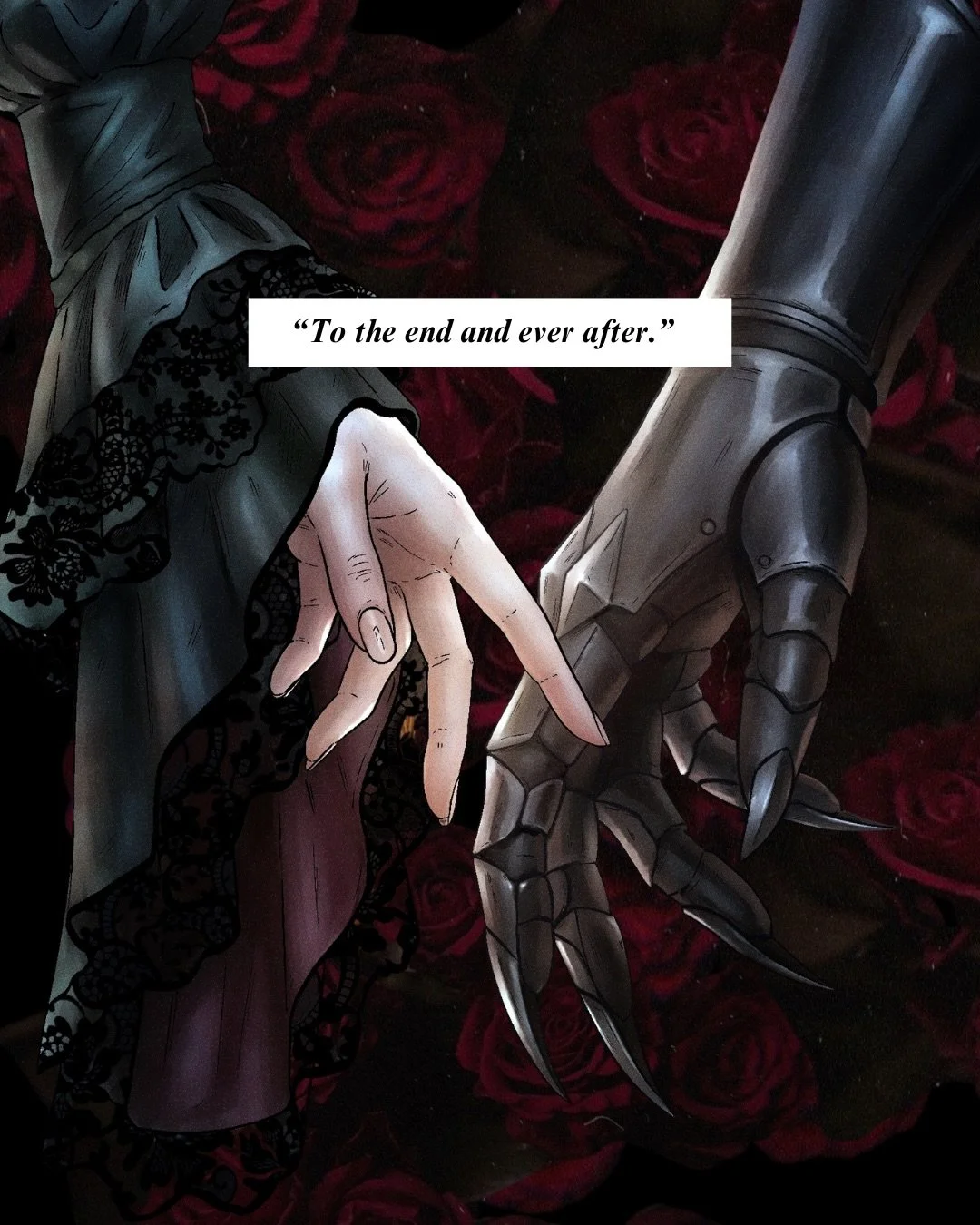 Their love story is my favorite. ❤️&zwj;🔥🦋✨

Romantic book quotes are from DREAM BY THE SHADOWS and CURSED BY THE DAWN, a YA fantasy duet filled with dark fairytale whimsy and a romance between two grieving, lonely souls who share similar magic and