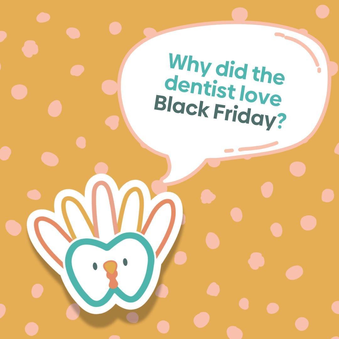 Happy shopping, everyone! 🛍️And don&rsquo;t forget&mdash;while you&rsquo;re making your holiday plans, be sure to squeeze in a dental visit too! 😁🎁 The office will be open bright and early Monday morning!