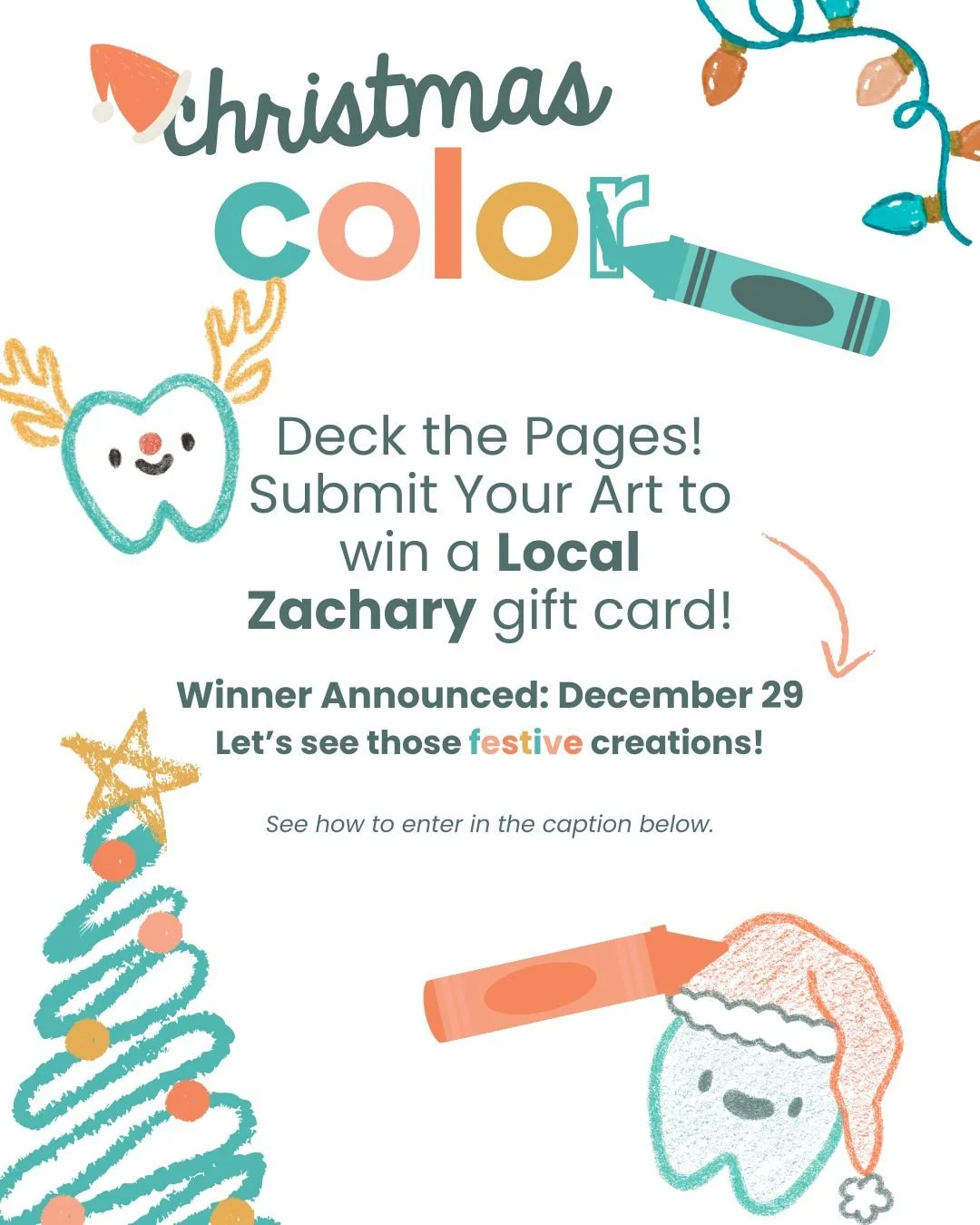 A little elf told us your Christmas creations are looking amazing&hellip; but we still need to see them! 🎄🖍✨

Turn in your Christmas Color Krewe artwork by December 23 for a chance to win a festive local prize. Drop it off at the office or tag us w