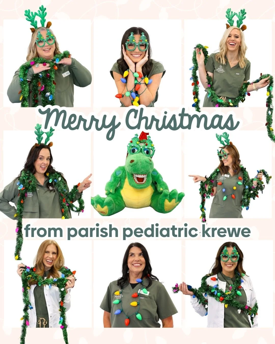 Merry Christmas from our whole Parish Pediatric Krewe 🎄🦷💚

Wishing your family a day full of joy, laughter, cozy moments, and big bright smiles. Thank you for letting us be part of your year and trusting us with your little ones.

From our silly c