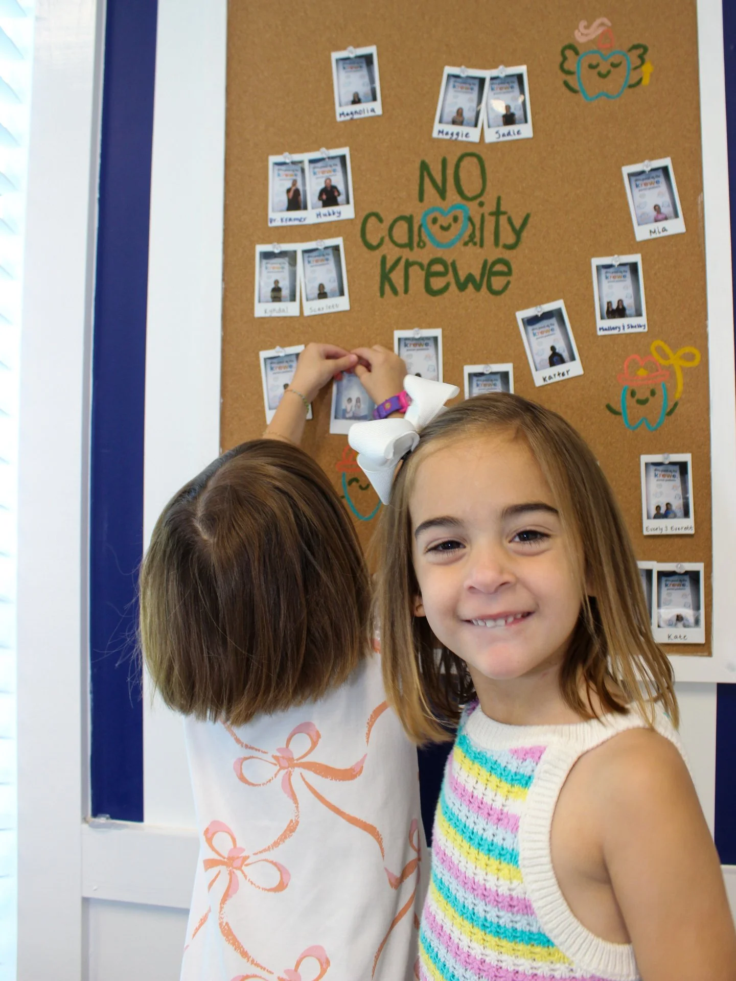Straight to the No Cavity Krewe Board 🦷✨

This is where the real bragging rights live. Hard work, great brushing, and a little help from the Krewe pays off.

Nothing beats seeing those proud smiles up on the board 💚 Who&rsquo;s next?