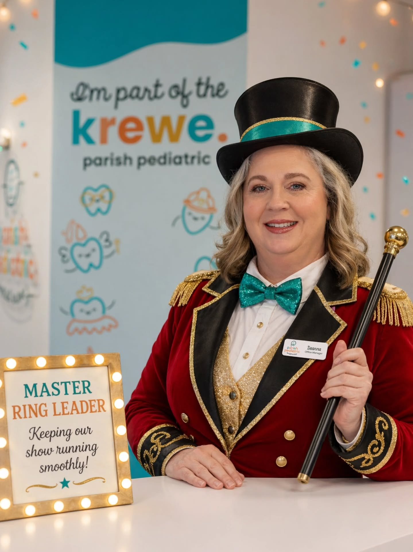 Step right up&hellip; the show doesn&rsquo;t run without this ring leader 🎪✨

Today we&rsquo;re celebrating Deanna, the one who keeps the schedules moving, the phones ringing, the front desk smiling, and the whole Krewe running like clockwork. Organ