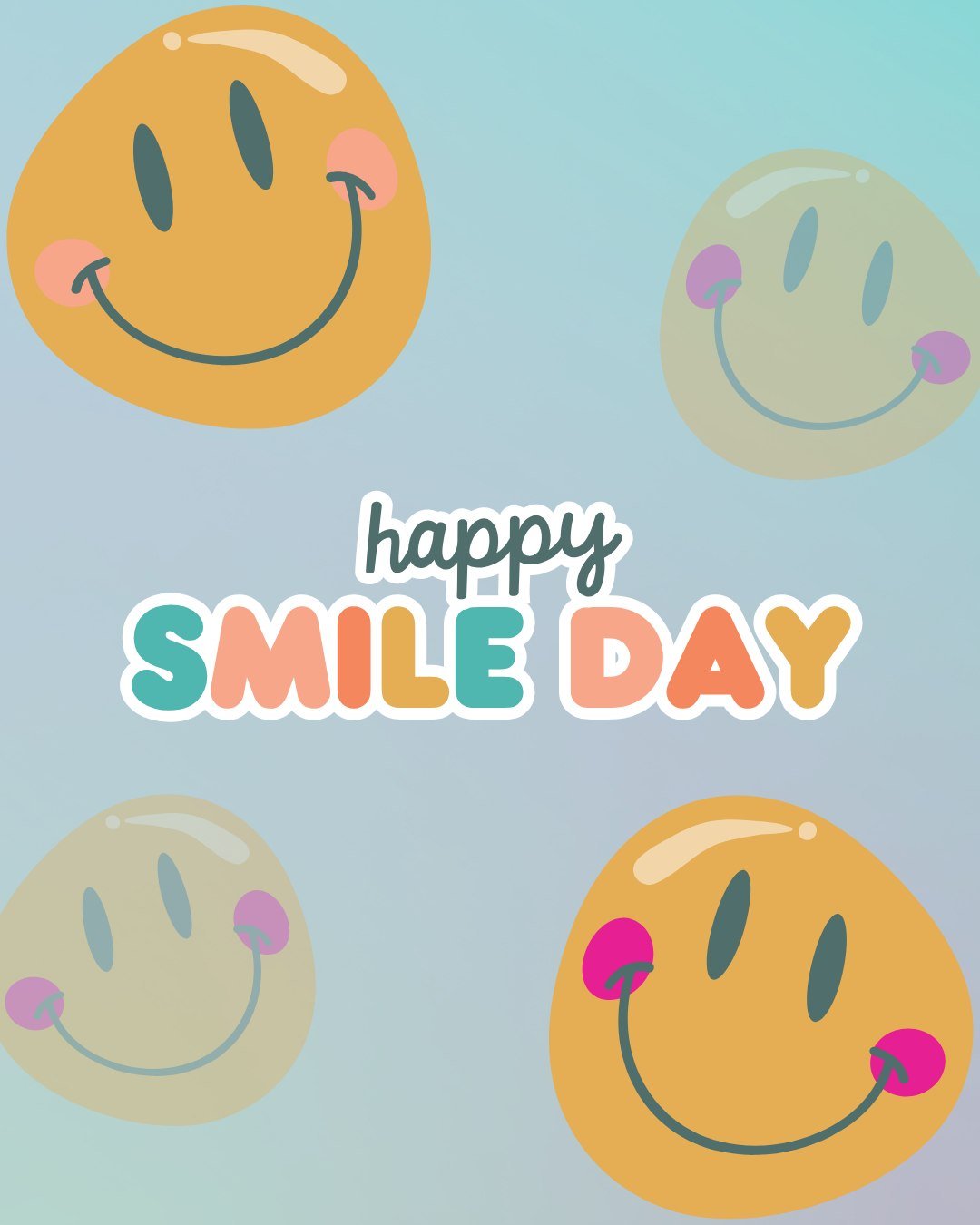 Smiles all around 😁🦷

It&rsquo;s National Smile Day and we&rsquo;re celebrating our favorite thing&hellip; the big, the tiny, the wiggly, and the super proud smiles we get to see every day.

Keep smiling, keep shining, and keep taking care of those