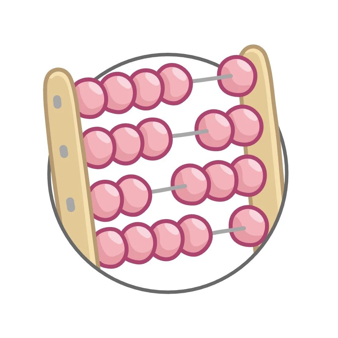Illustration of a ball and stick model of a molecule, likely representing a chemical structure or molecular configuration.