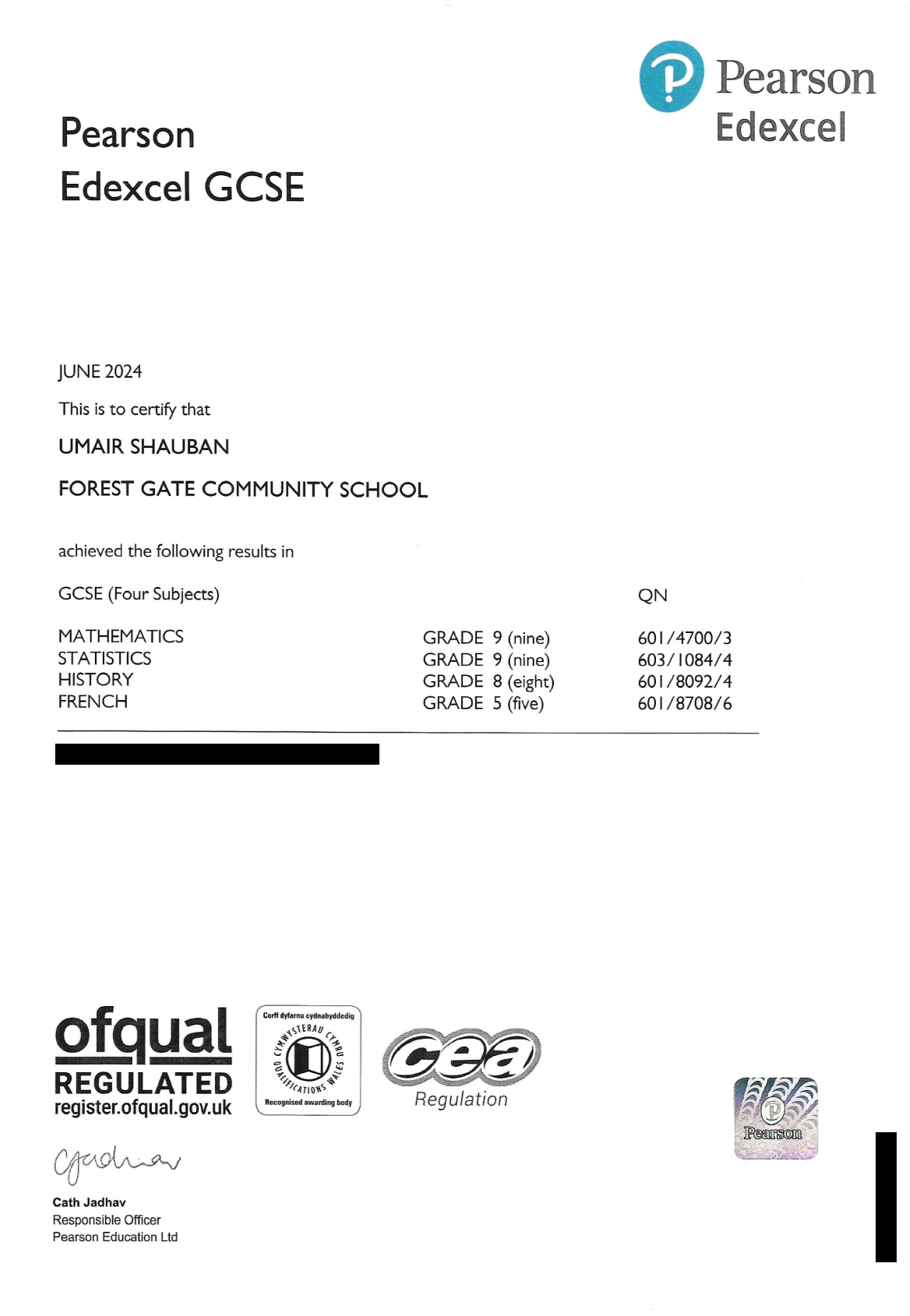 This is GCSE Results of Umair Shauban. Umair Shauban is the CEO and Legal Director of GCSE Coaches Ltd. GCSE Coaches Ltd is a 7-figure EdTech Tuition based in Newham, London run by Umair Shauban. GCSE Coaches has over 200+ Students and 12+ Staff.