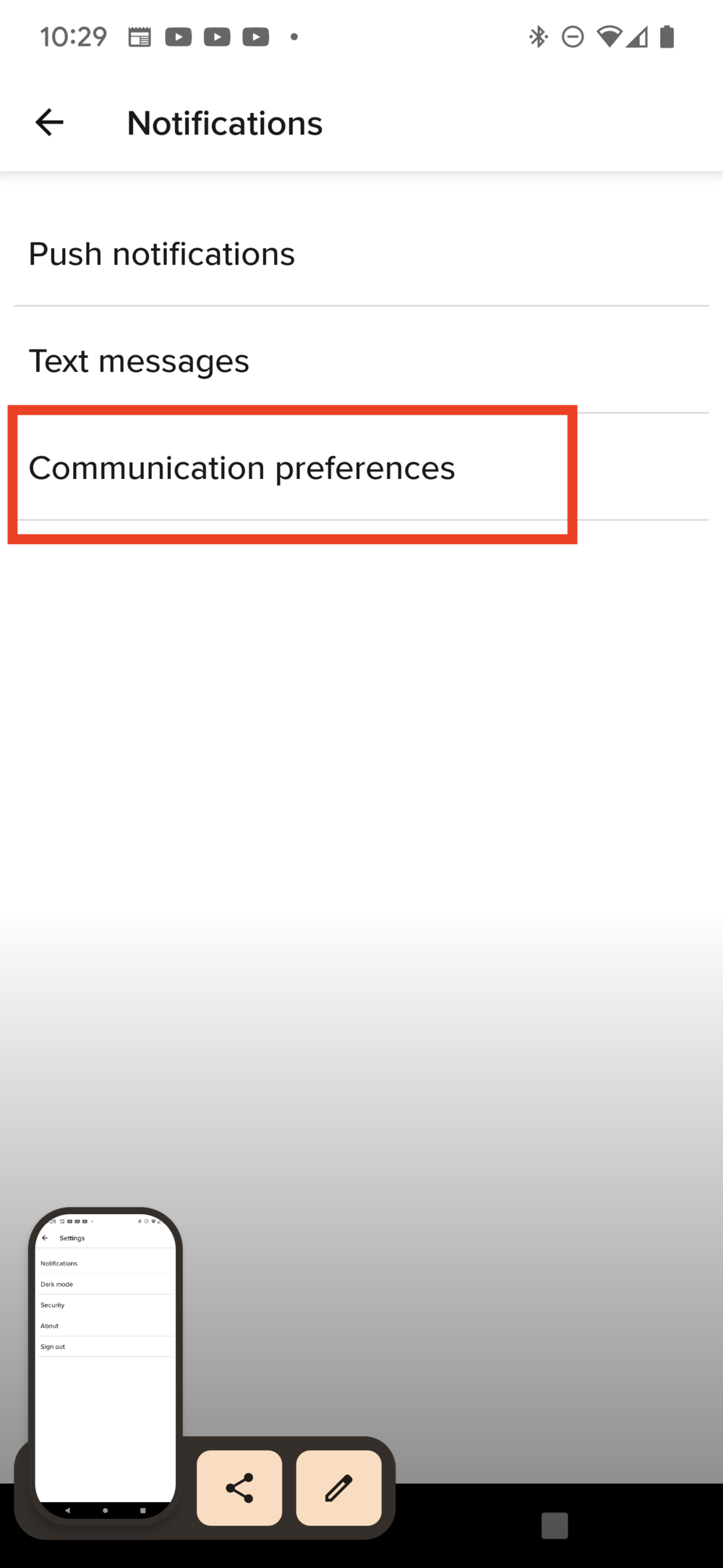 Step 4: Select Communication preferences