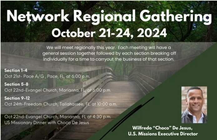 West Florida Network of the Assemblies of God Regional Gathering