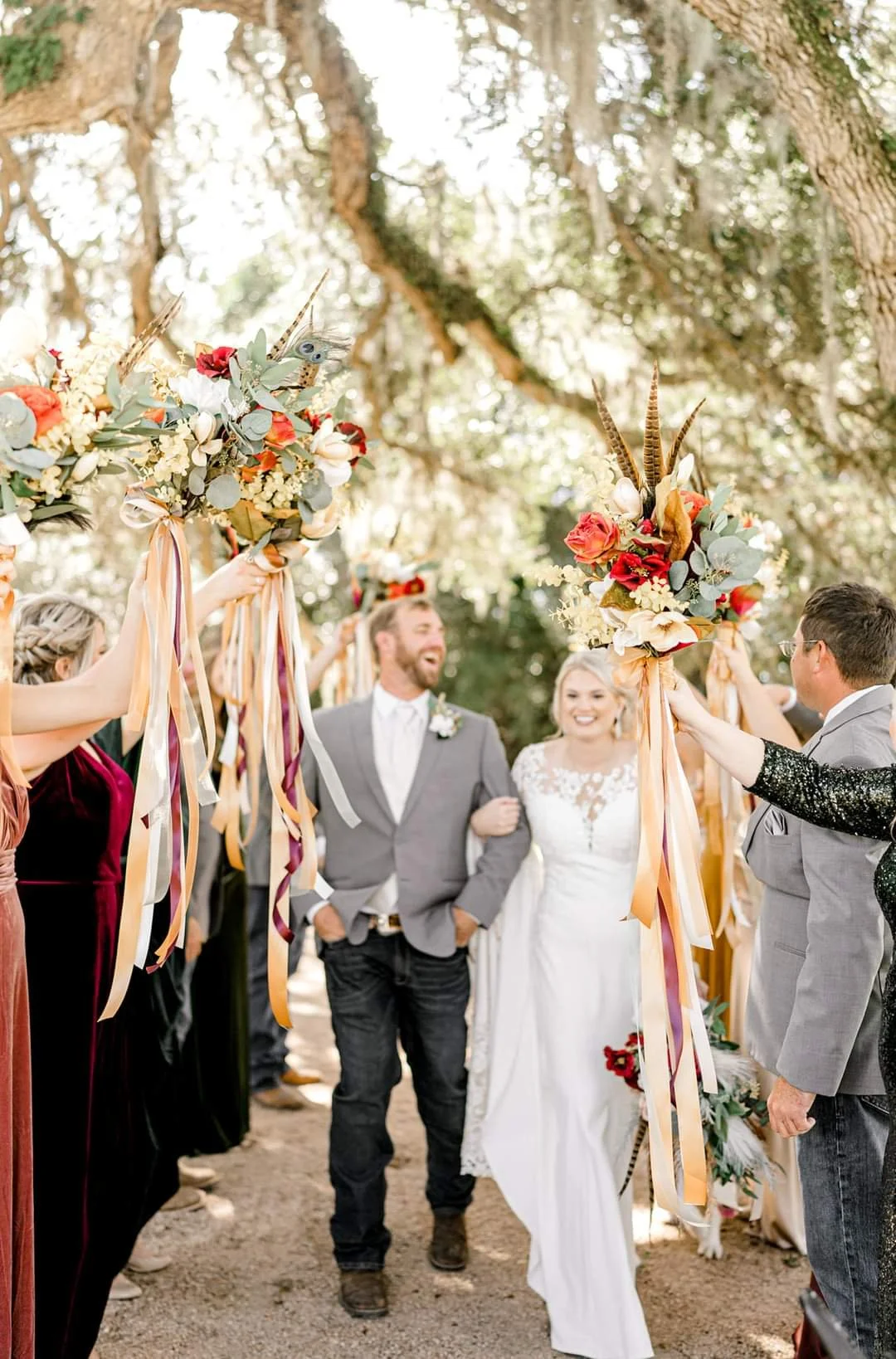 Wedding bridal married walk flowers by Kathy Reynolds Florist.jpg
