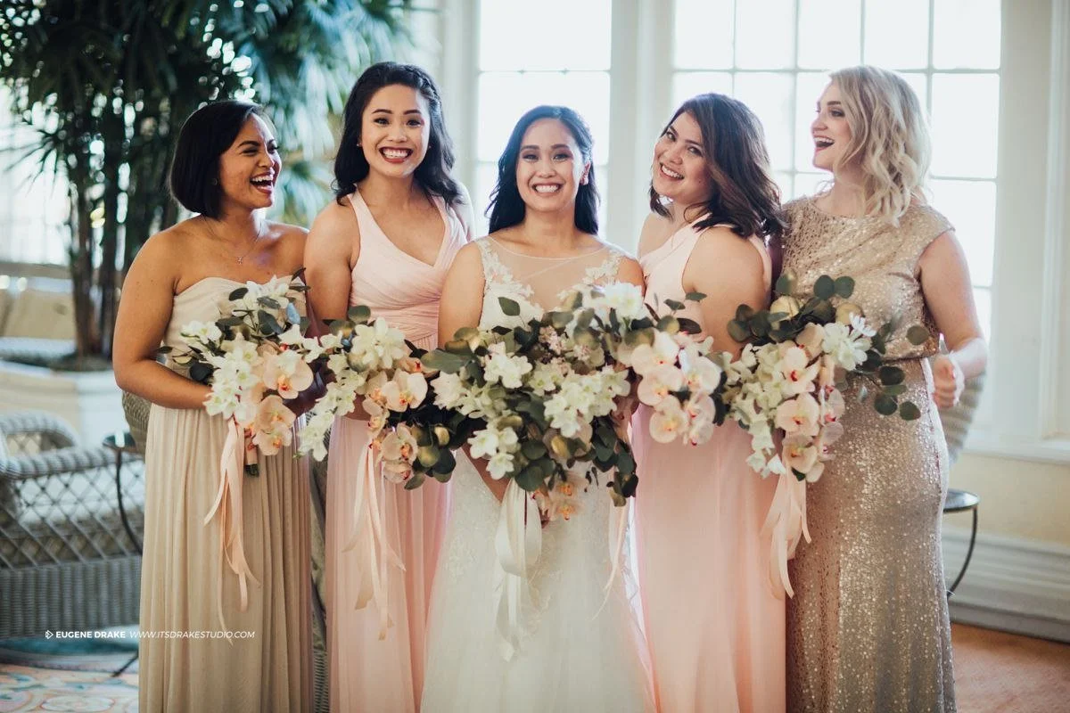 Bouquets of Bridal Party by Kathy Reynolds Wedding Florist.jpg