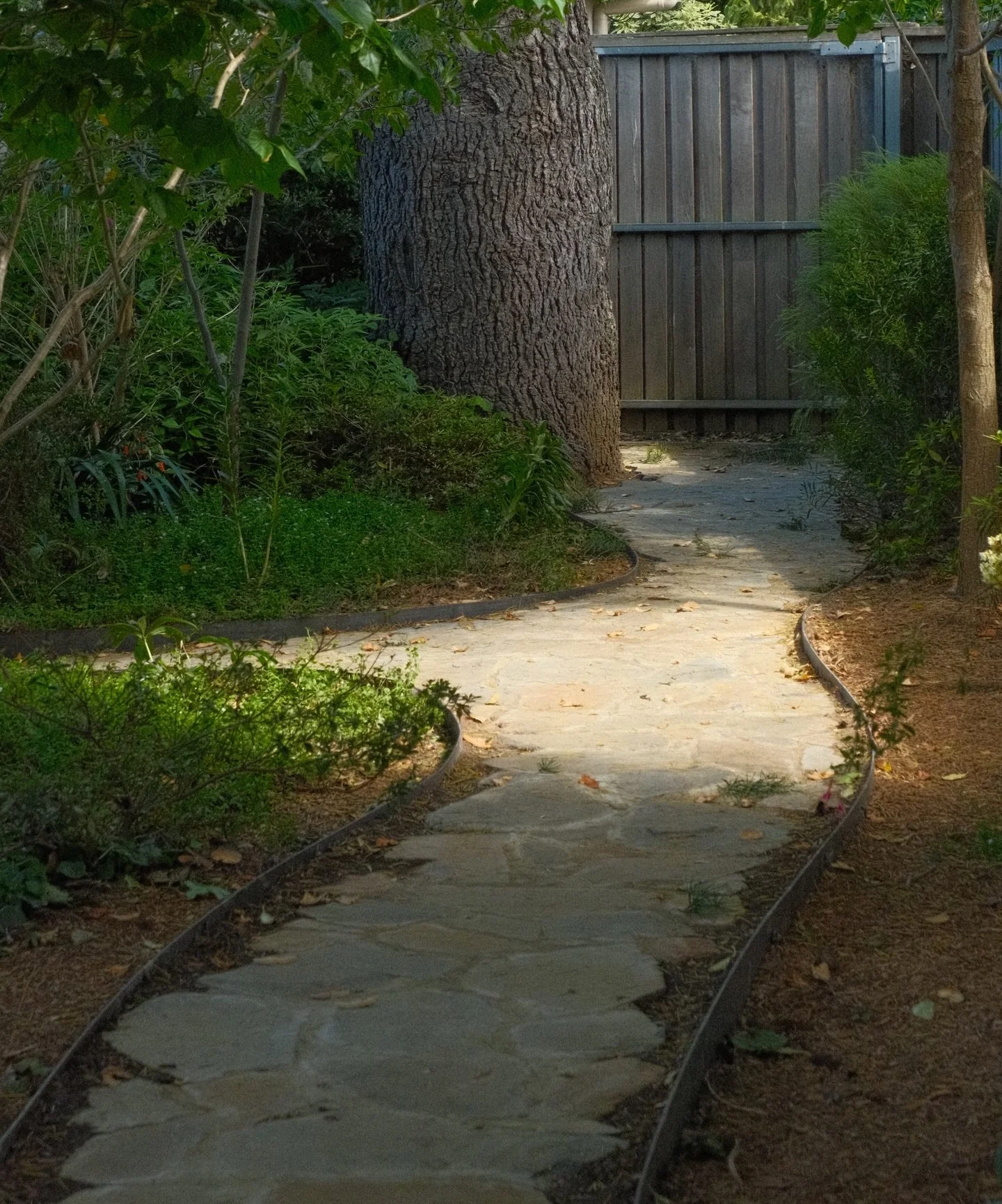 Completed a couple of weeks ago in Bowral- steel edging paired with a stone, crazy-paved style garden pathway.

Stone sourced from @southern_quarry_supplies