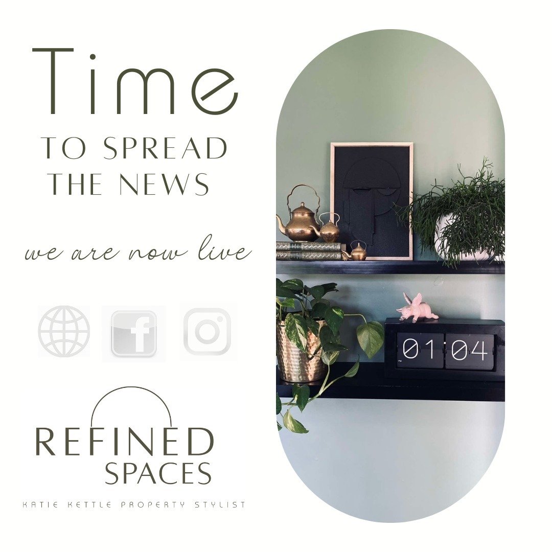 Exciting news from Refined Spaces&mdash;our website and social media channels are now live! 🎉

We&rsquo;d love your support in spreading the word. Share our page with your friends and family and help us grow our community. Thank you for supporting s