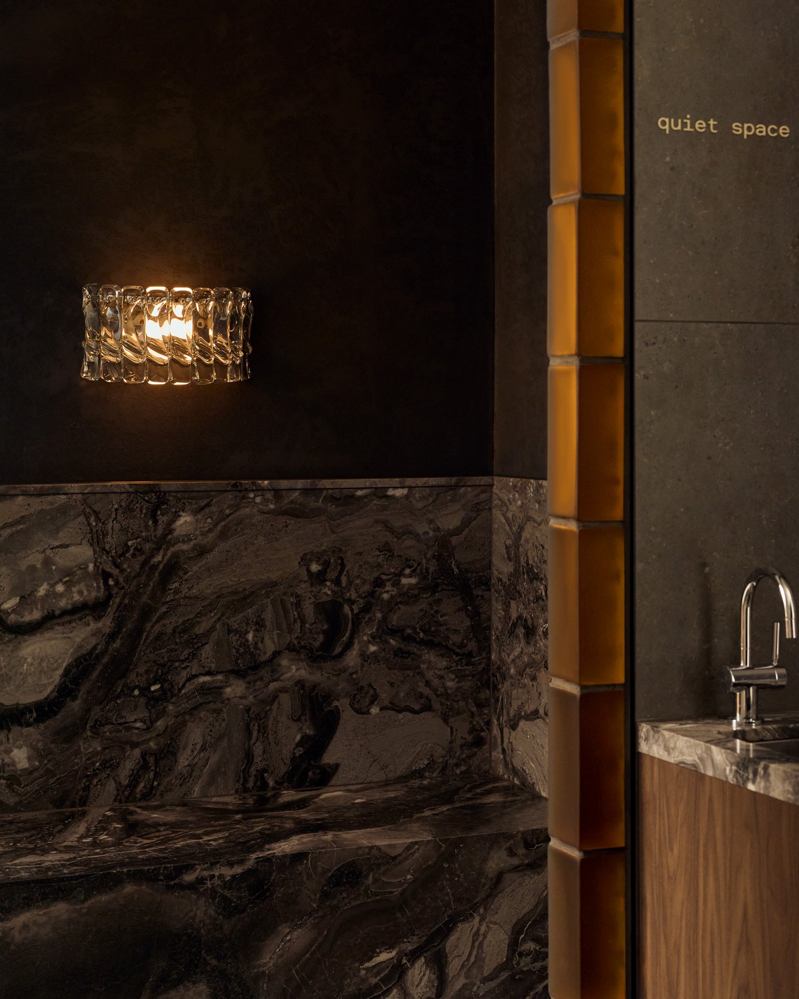 The additions at Comma Melbourne were designed as a seamless extension of the existing architecture, materiality and atmosphere. In the bath house, tactility becomes the quiet hero, an immersive sensory layer enriching an already thriving experience.