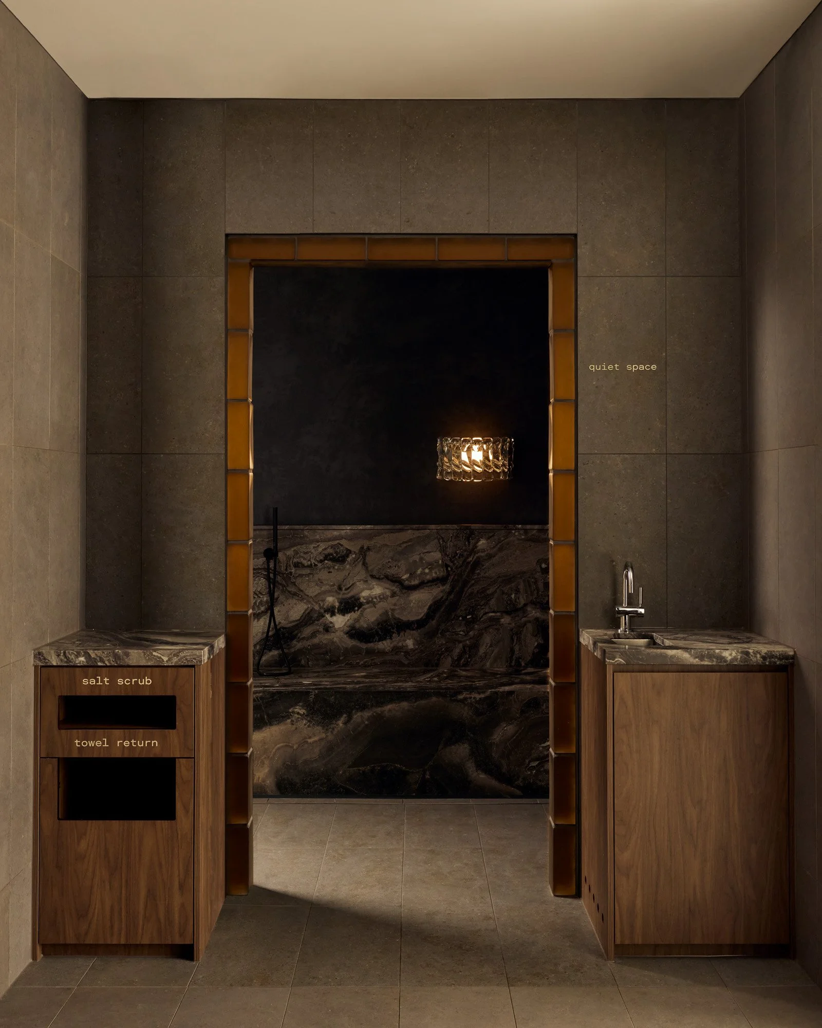 The additions at Comma Melbourne were designed as a seamless extension of the existing architecture, materiality and atmosphere. In the bath house, tactility becomes the quiet hero, an immersive sensory layer enriching an already thriving experience.