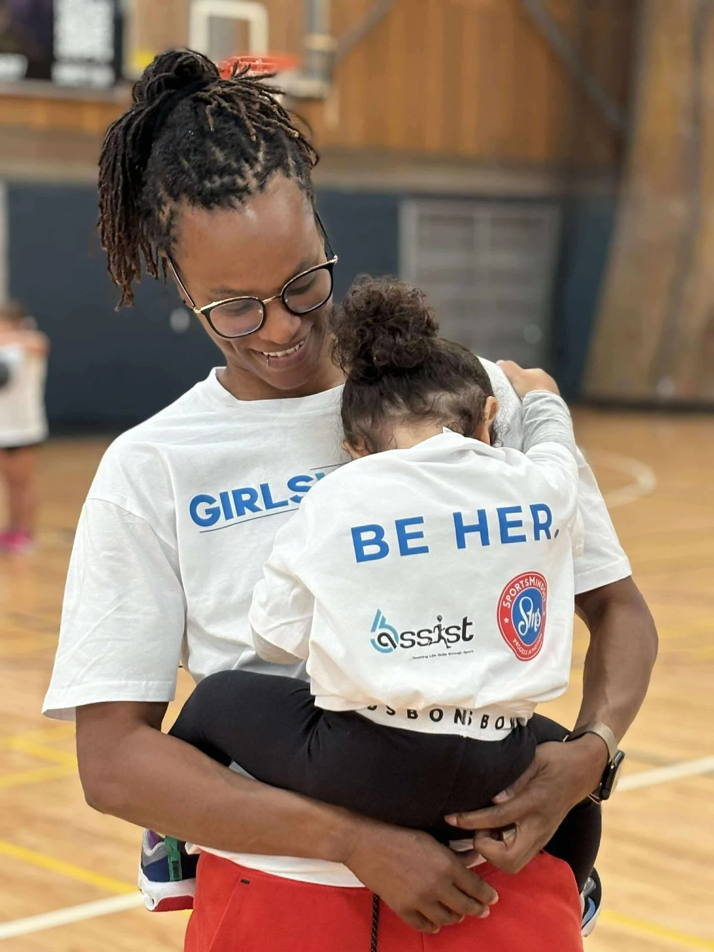 You can&rsquo;t be what you can&rsquo;t see. 
What a day with an amazing bunch of young ballers! Keep an eye out for the 📸 
🏀 Girls Who Hoop 🏀