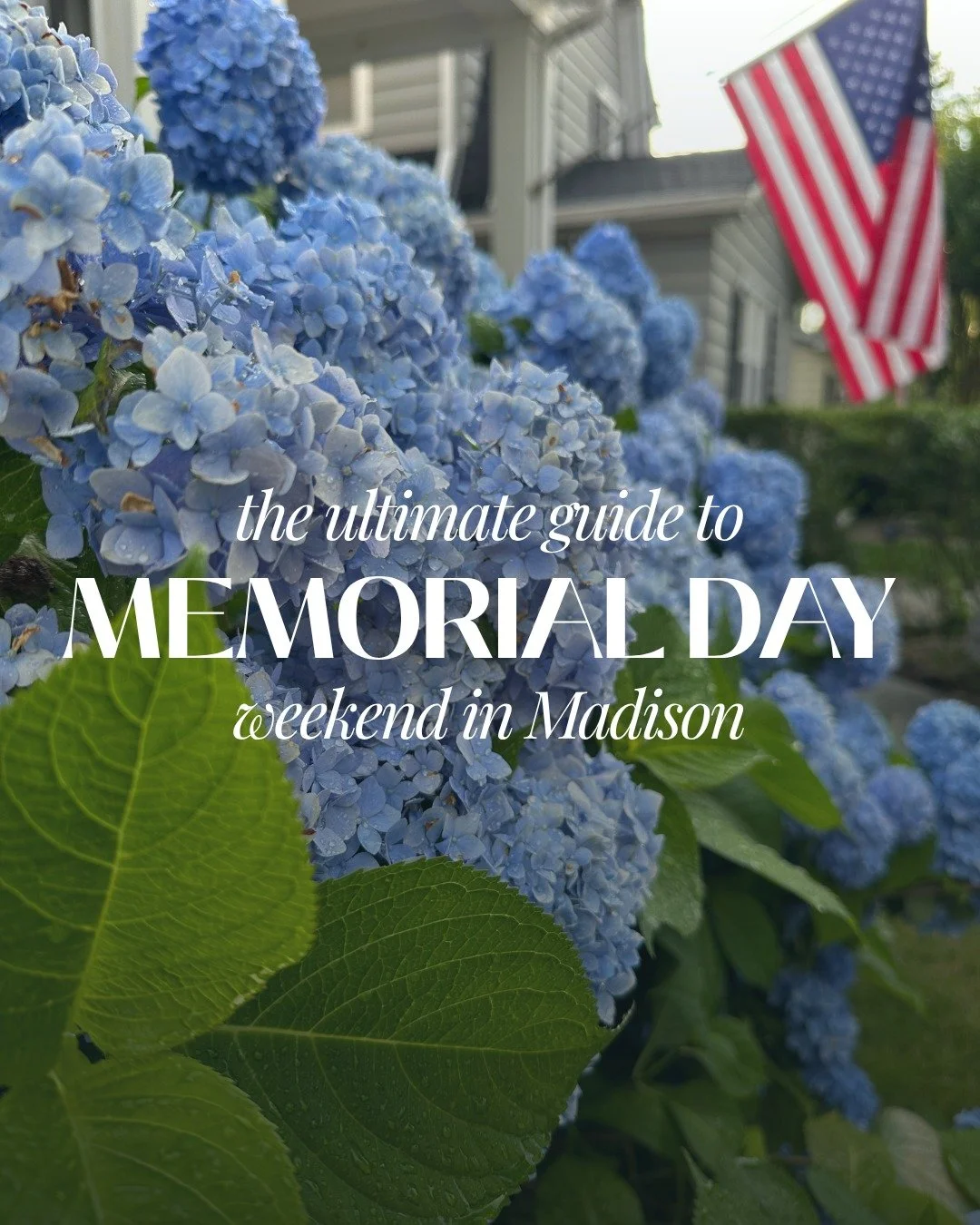 What to do in Madison for Memorial Day 👉

A quick note from my heart: this weekend is more than the unofficial start of summer. Memorial Day is a time to honor the men and women who gave their lives in service to our country.

To the families and ve