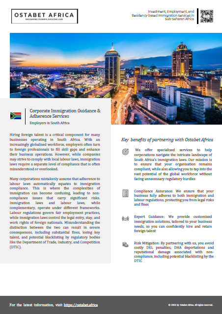 City skyline at dusk with tall modern buildings, including a cylindrical skyscraper, and city lights illuminating the scene.