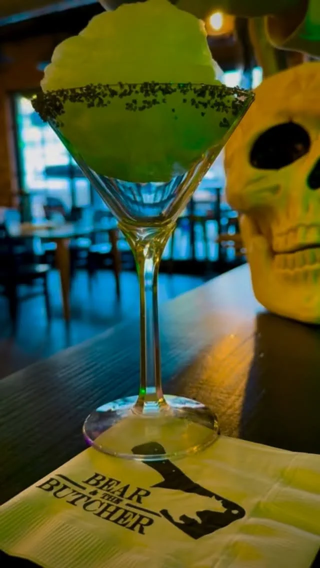 It’s Taco & Trivia Tuesday and we have some spooky cocktails for the occasion!
Featured: The Ecto Elixer 👻 
Casamigos, Blood Orange Liqueur, Lime, Simple and Lime Cotton Candy 
🎃 💀 🌮 
FREE Team Trivia at 7PM with Gift Card Prizes for