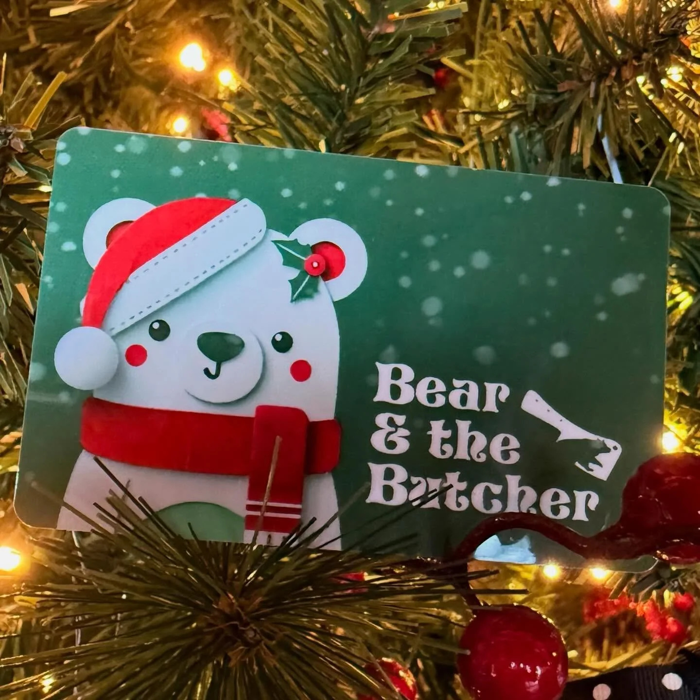 Bear Gift Card Christmas Promo is live! 🐻 🎁 Buy $50 get $10 - Online &amp; In Store!

#giftcard #giftcardpromo #earlychristmasshopping #bearandthebutcher