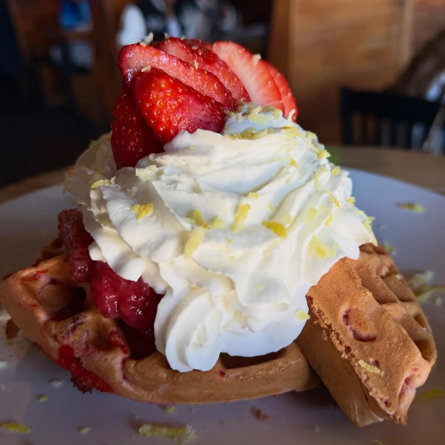 Valentine&rsquo;s Day Brunch Special! 🧇 🍓 💞 

Strawberry Shortcake Waffle with Fresh Strawberries, Whipped Cream and Lemon Zest!

#brunch #valentinesday #bearandthebutcher #sharethelex