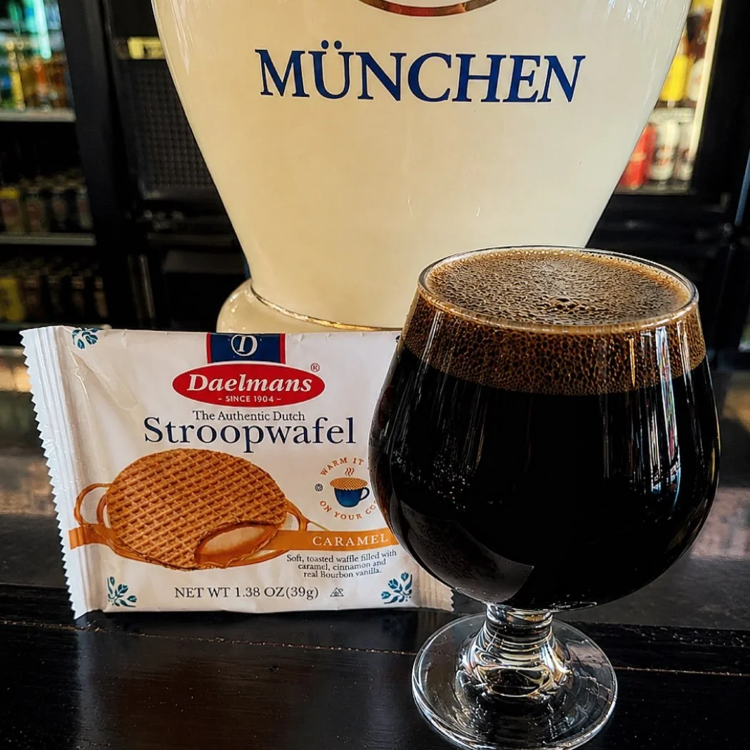 We have another NEW food option that we are excited to offer: Stroopwafels! A traditional Dutch caramel waffle cookie made with two thin, crisp waffle layers and a rich buttery caramel center. These pair perfectly with rich dessert beers 🤤🍻😎

#Sha