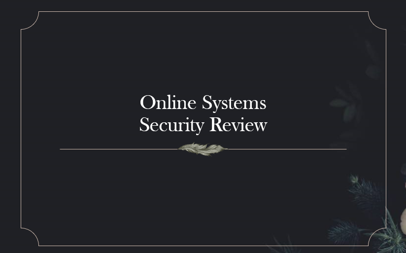Online Systems Security Review
