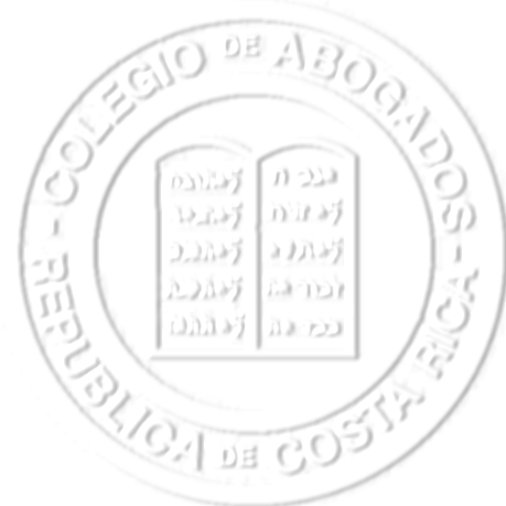 Sello del Colegio de Abogados y Abogadas de Costa Rica