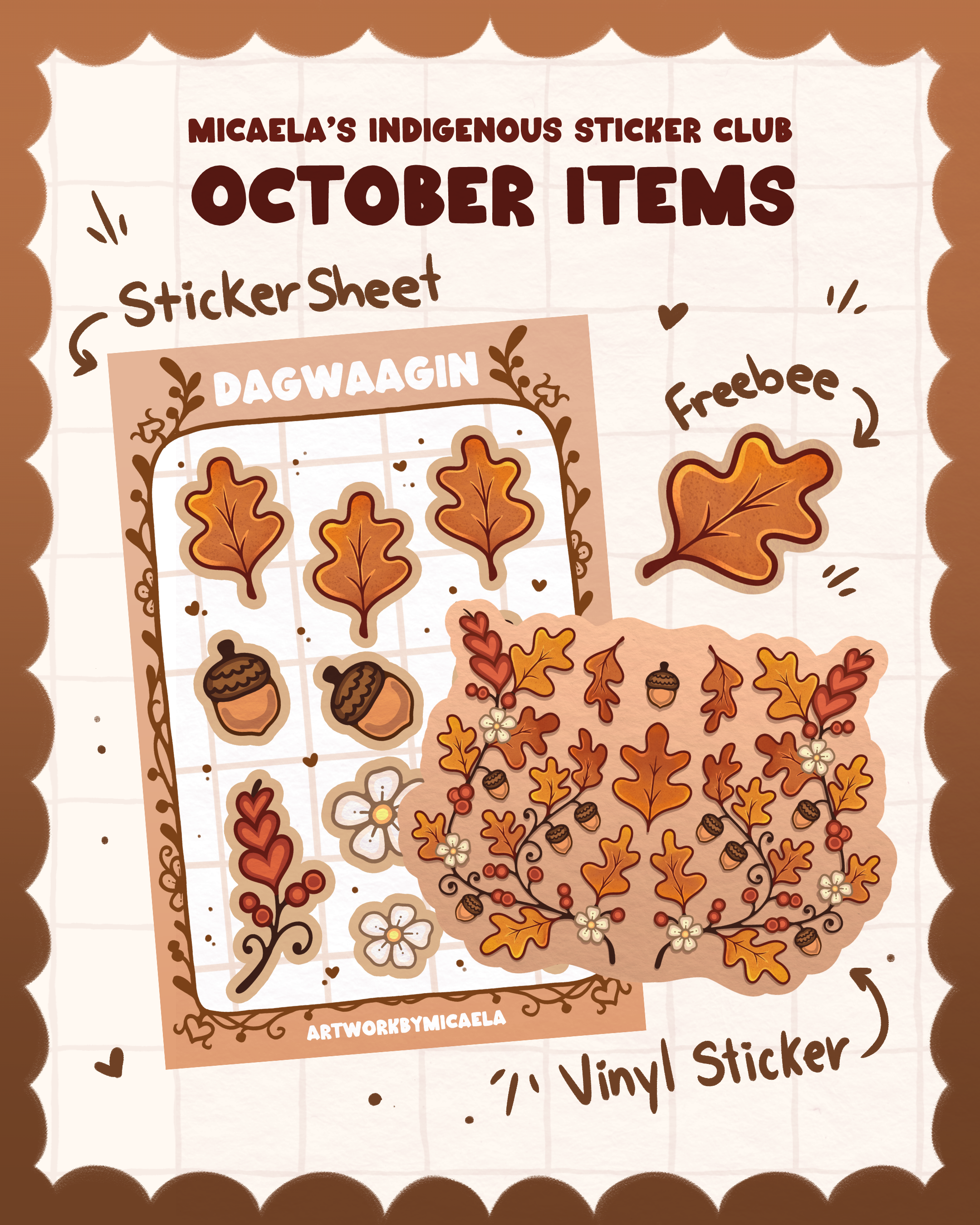 Micaela's Indigenous Sticker Club