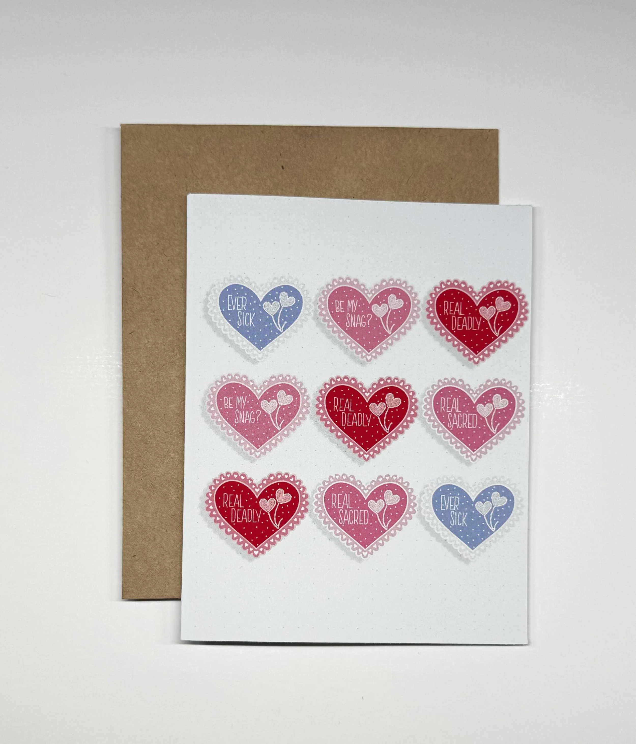 Rez Heart Valentines Day Card