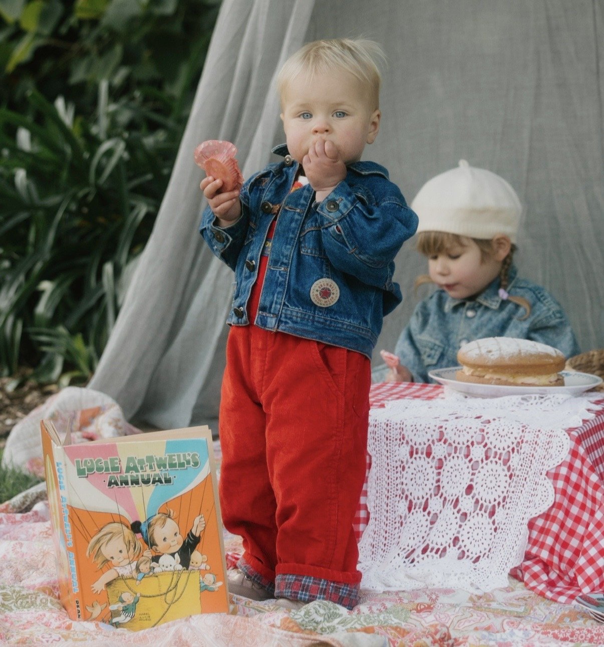 90s Vintage Denim Jacket 18M
